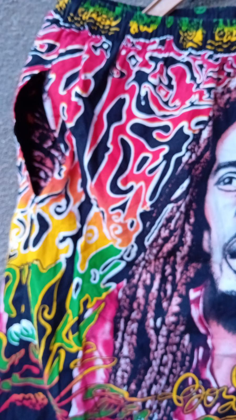 Bob Marley × Vintage Bob Marley Vintage fullprint shorts Raggae Rasta sz W-38cm. Size US 31 - 6 Thumbnail