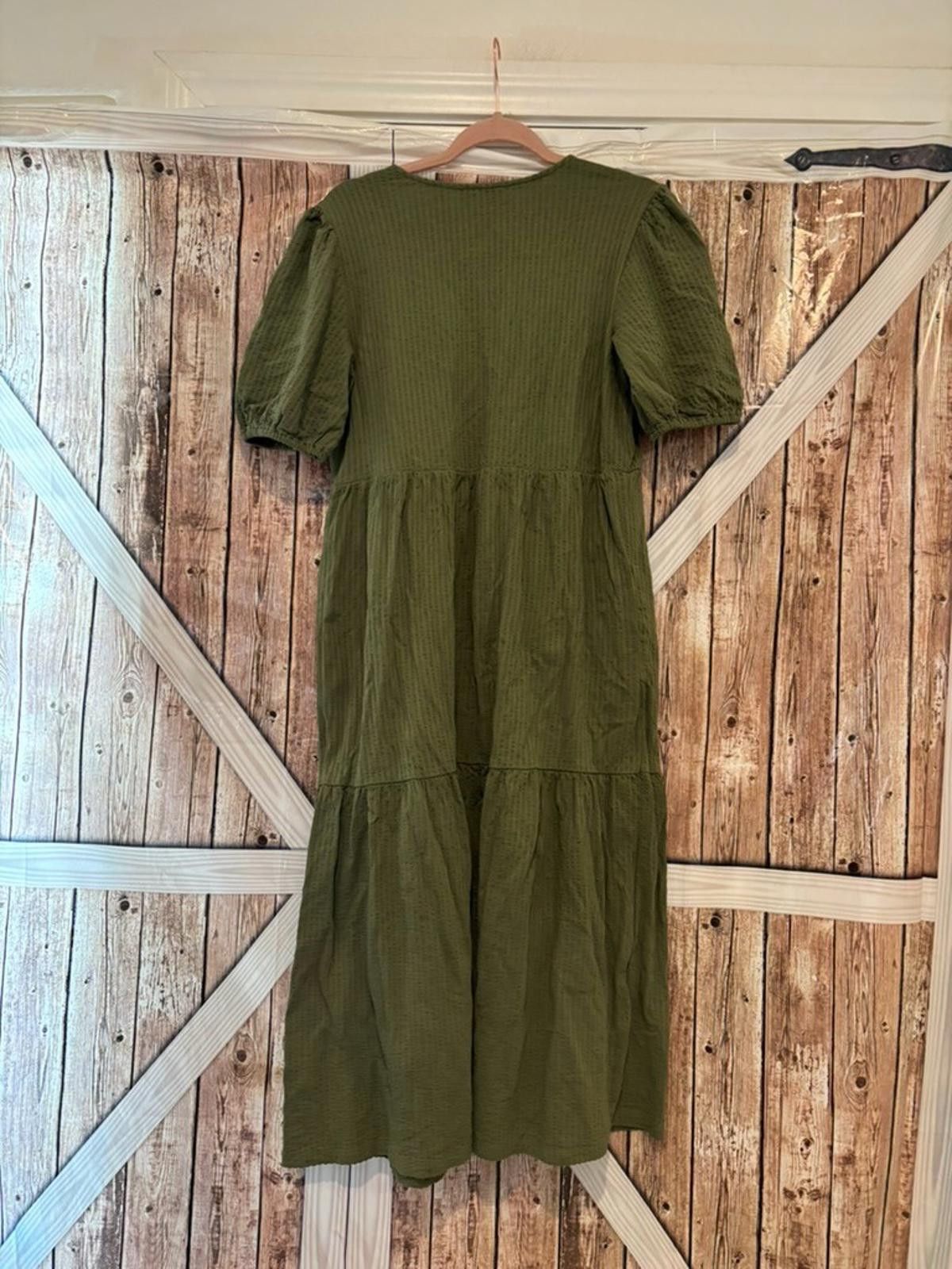 Boden Womens Boden olive green sz 8 knee length dress #282 Size M / US 6-8 / IT 42-44 - 2 Thumbnail