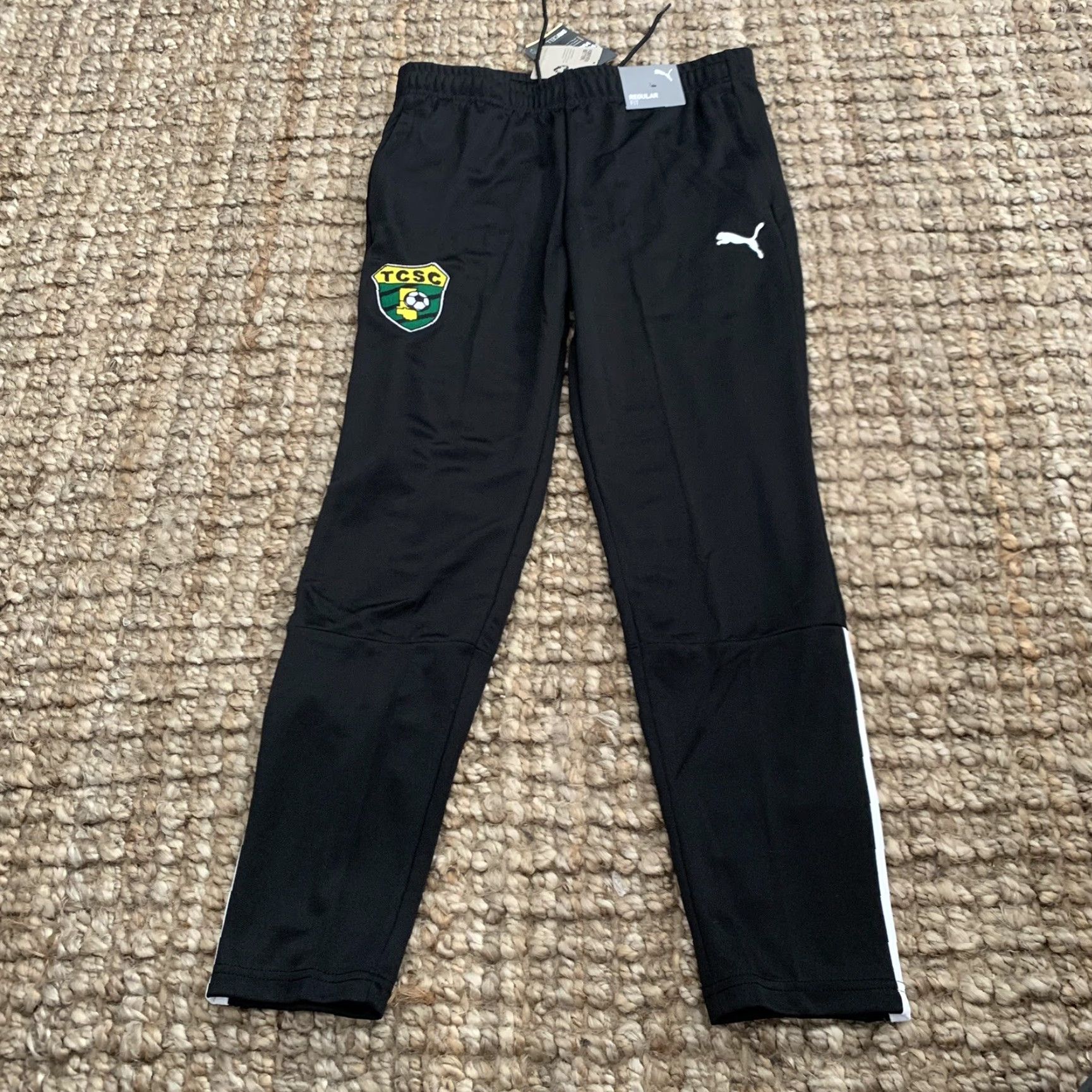 Puma PUMA Pants Mens Small Black Soccer Training Drycell Wicking Regular Fit NEW Size US 29 - 6 Thumbnail