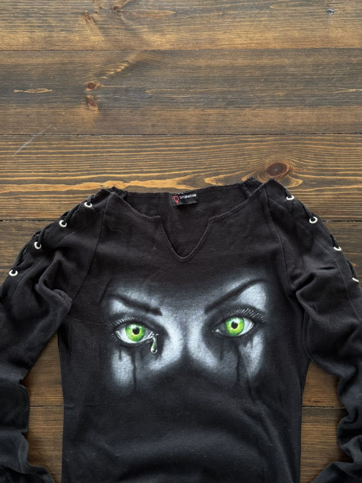 Hysteric Glamour Y2K Spiral Grunge Vibe Vintage Long Sleeve T