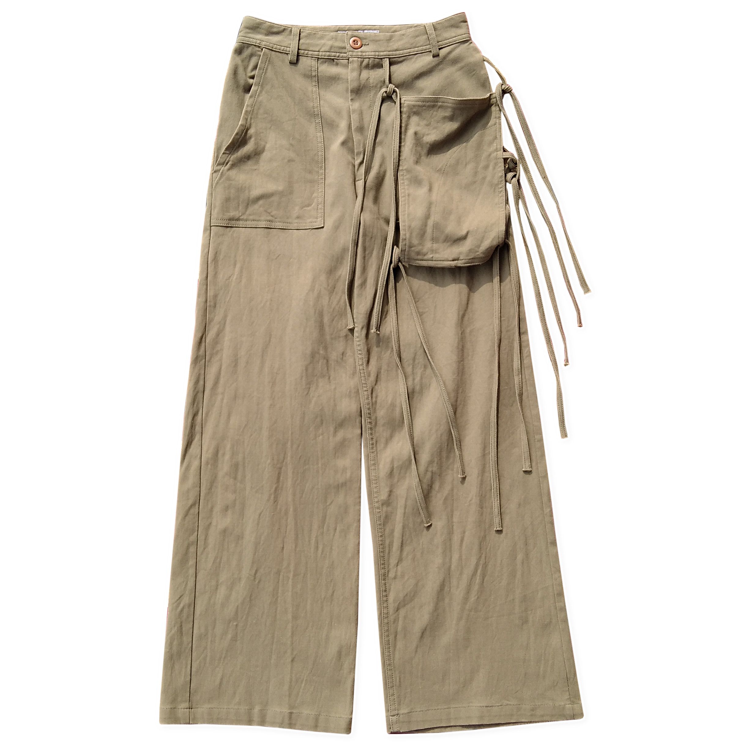 Le Grande Bleu (L.G.B.) THE ILMA Korean Brand Baggy Military Longpants Size 25" / US 0 / IT 36 - 1 Thumbnail