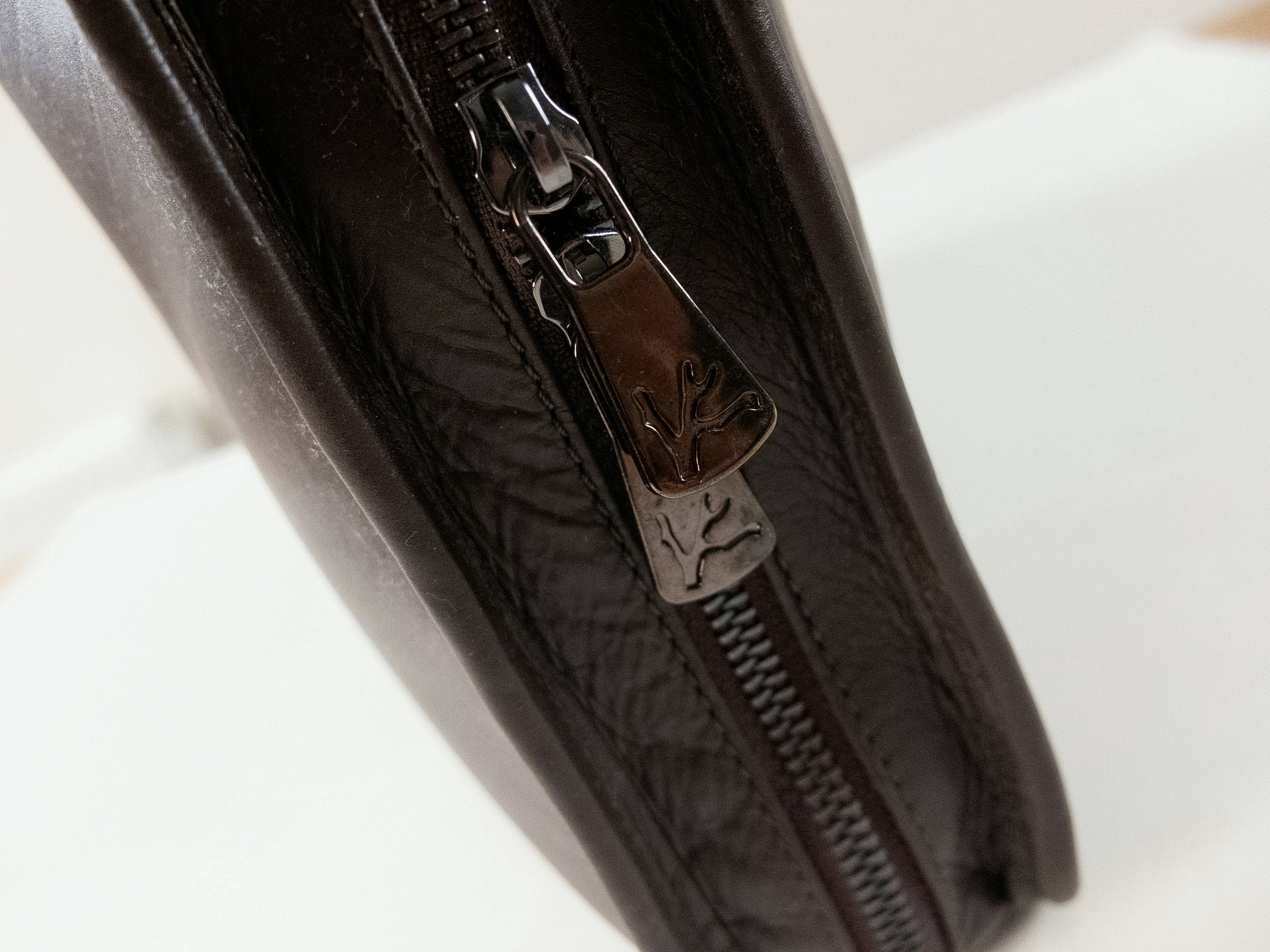 Isaia ISAIA Napoli dark brown leather briefcase bag authentic Size ONE SIZE - 7 Thumbnail