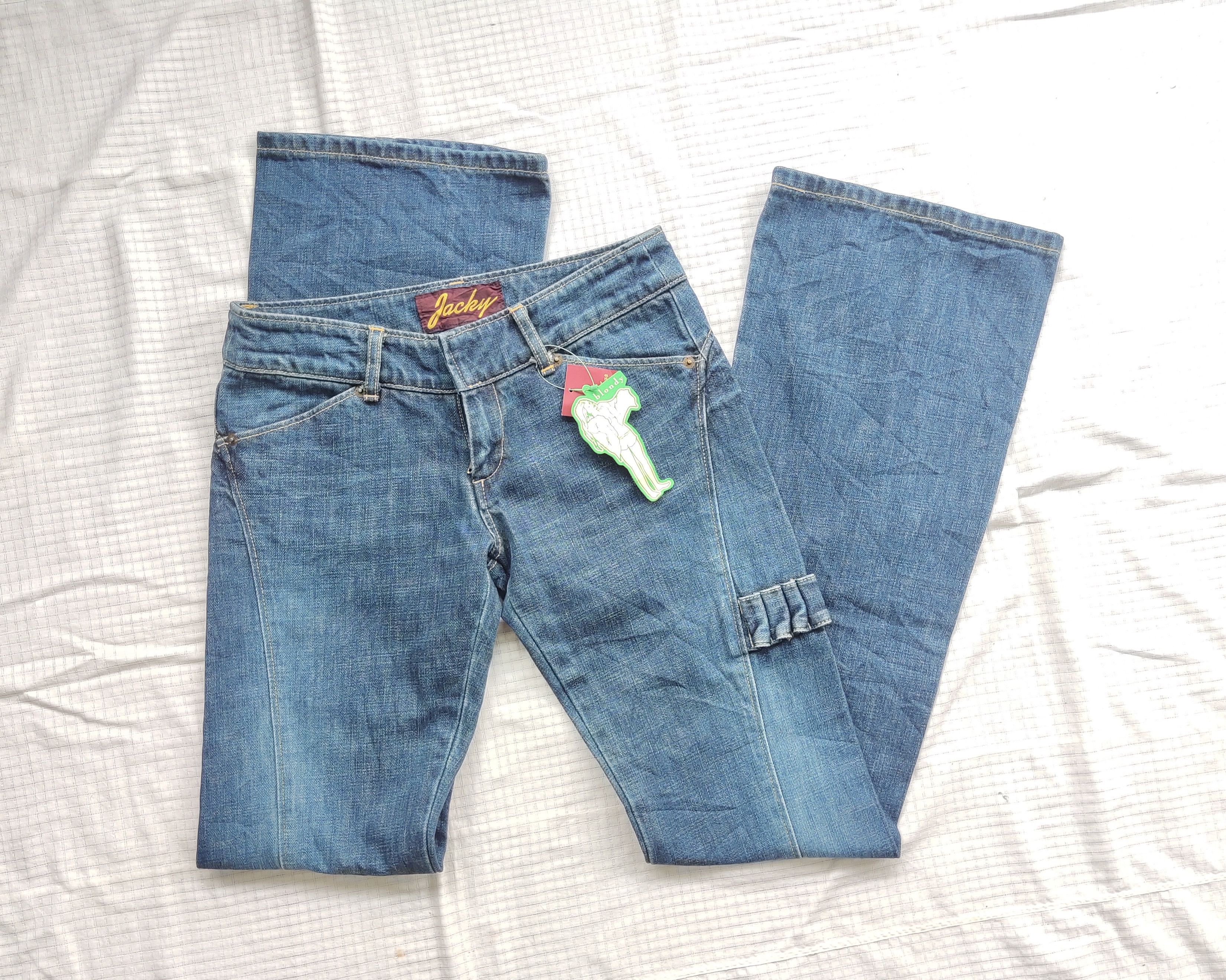 Japanese Brand (P170) Jacky's Bootcut Low waist Blue Jeans Edam Japan XS Size 27" / US 4 / IT 40 - 1 Thumbnail