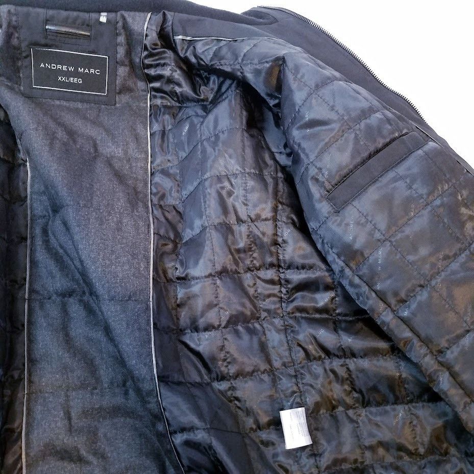 Andrew Marc Andrew Marc Men's Bomber Jacket sz XXL Black Size US XXL / EU 58 / 5 - 7 Thumbnail