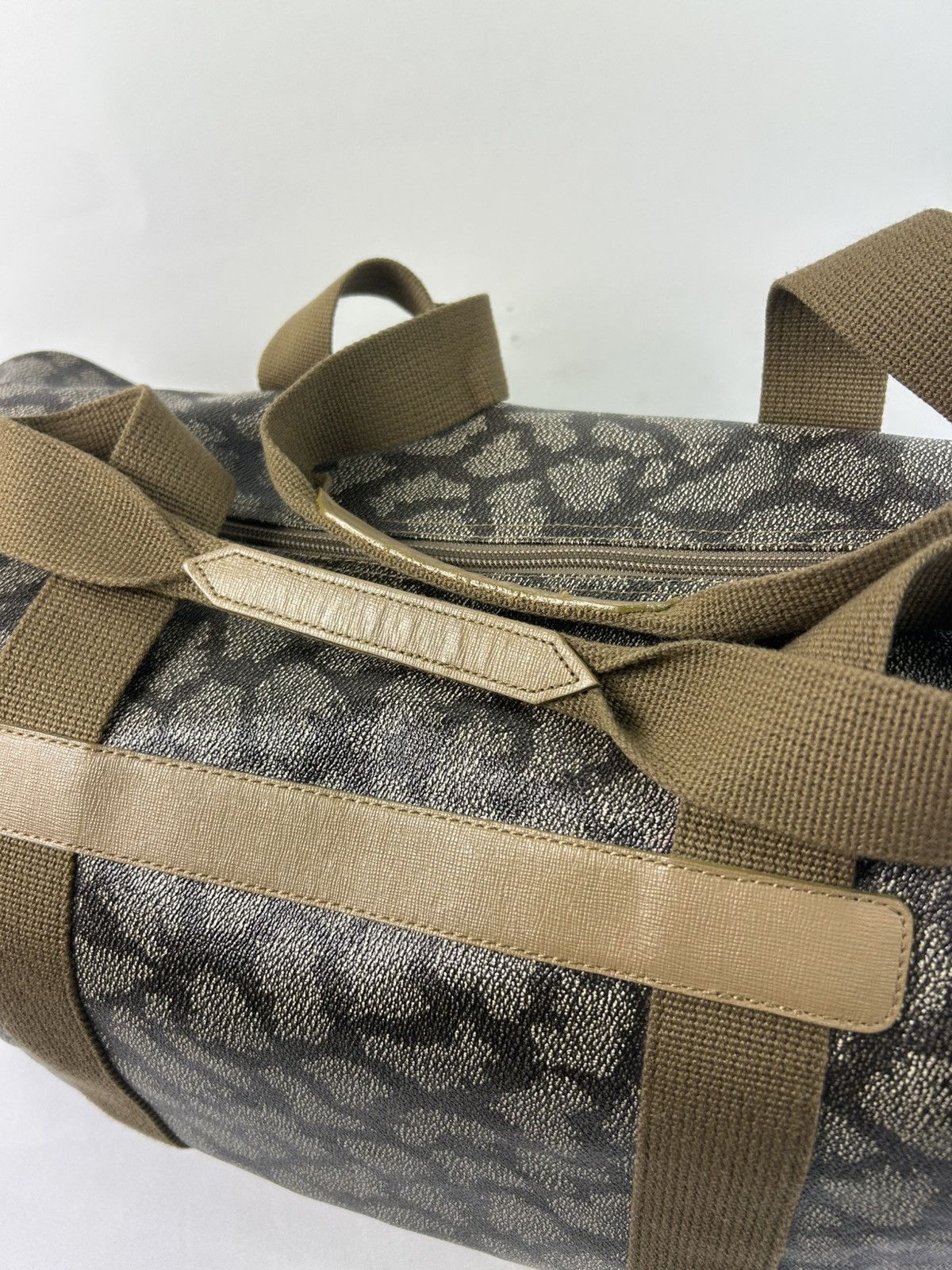 Yves Saint Laurent YSL Canvas Leather Duffle Bag Size ONE SIZE - 6 Thumbnail