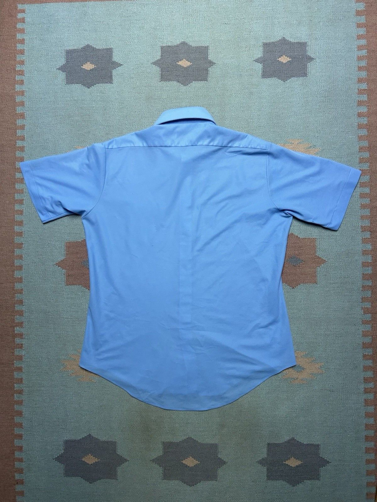 Vintage Vintage 70s polo shirt polyester knit Kmart mod men’s large Size US L / EU 52-54 / 3 - 7 Thumbnail