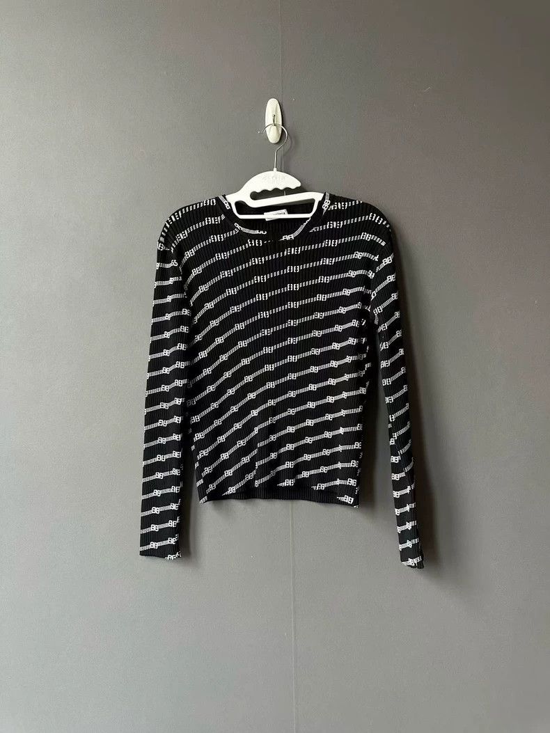 Balenciaga bullet comment knit sweater