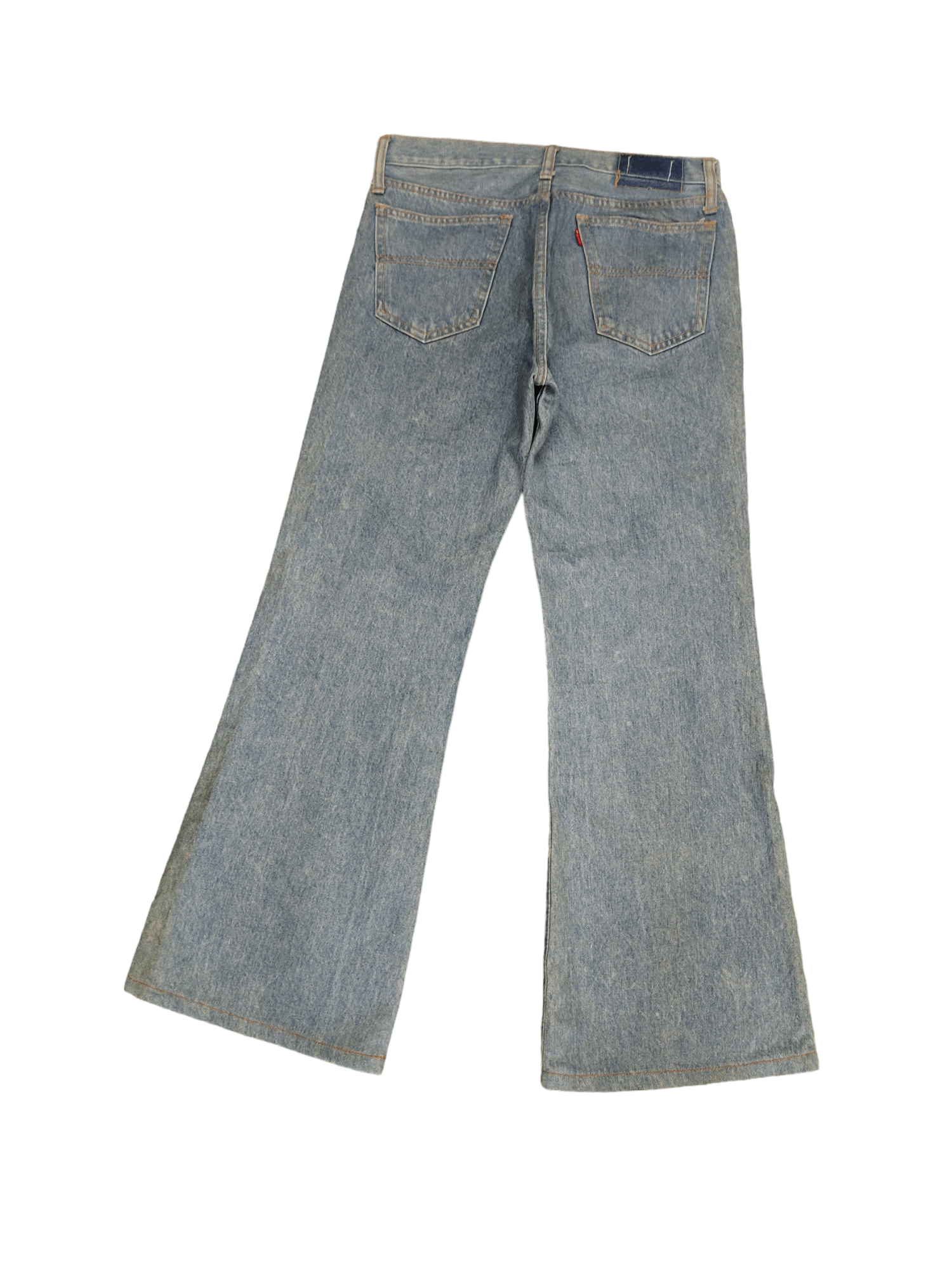Le Grande Bleu (L.G.B.) Flare Jeans Big John Big-Washing Denim Bootcut 1990s Size US 30 / EU 46 - 12 Thumbnail