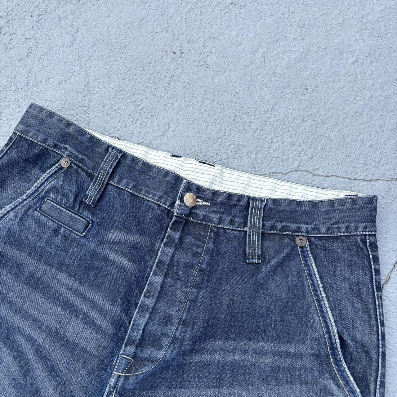 Armani Exchange Early 2000s Y2K Armani Exchange Distressed Blue Jeans Size US 34 / EU 50 - 5 Thumbnail