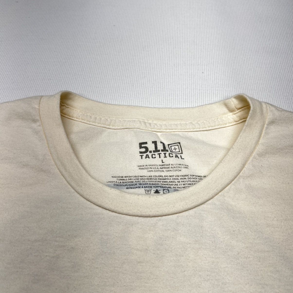 5.11 5.11 Tactical Tee Shirt Ivory Graphic USA Patriotic Anchor Size US L / EU 52-54 / 3 - 4 Thumbnail