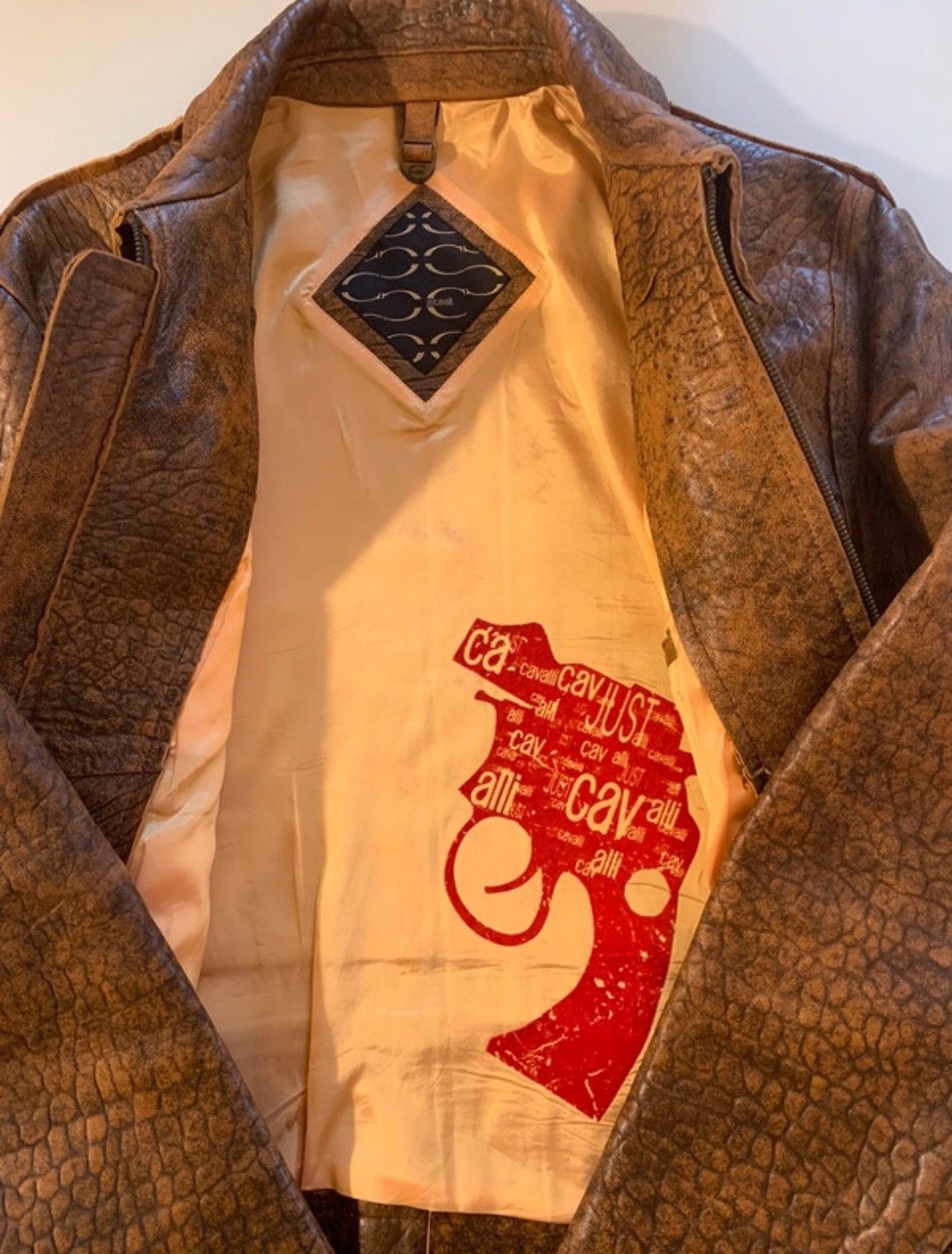 Just Cavalli ARCHIVE A/W 2005 LEATHER JACKET Size US M / EU 48-50 / 2 - 8 Thumbnail