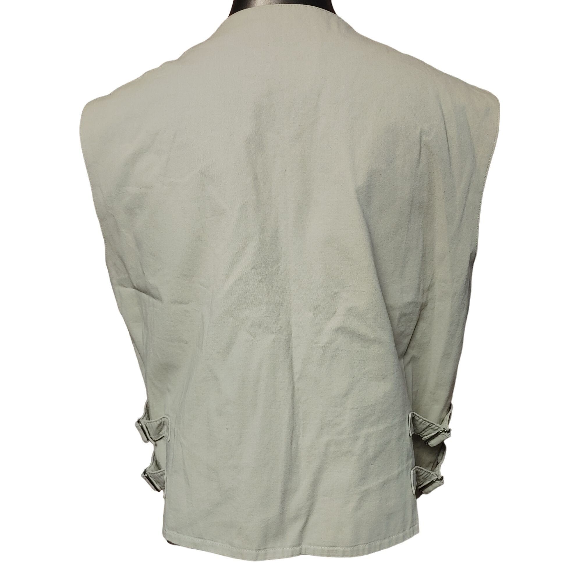 Other Betty Barclay Women's White Button Up Vest Jacket 44 Size M / US 6-8 / IT 42-44 - 2 Thumbnail