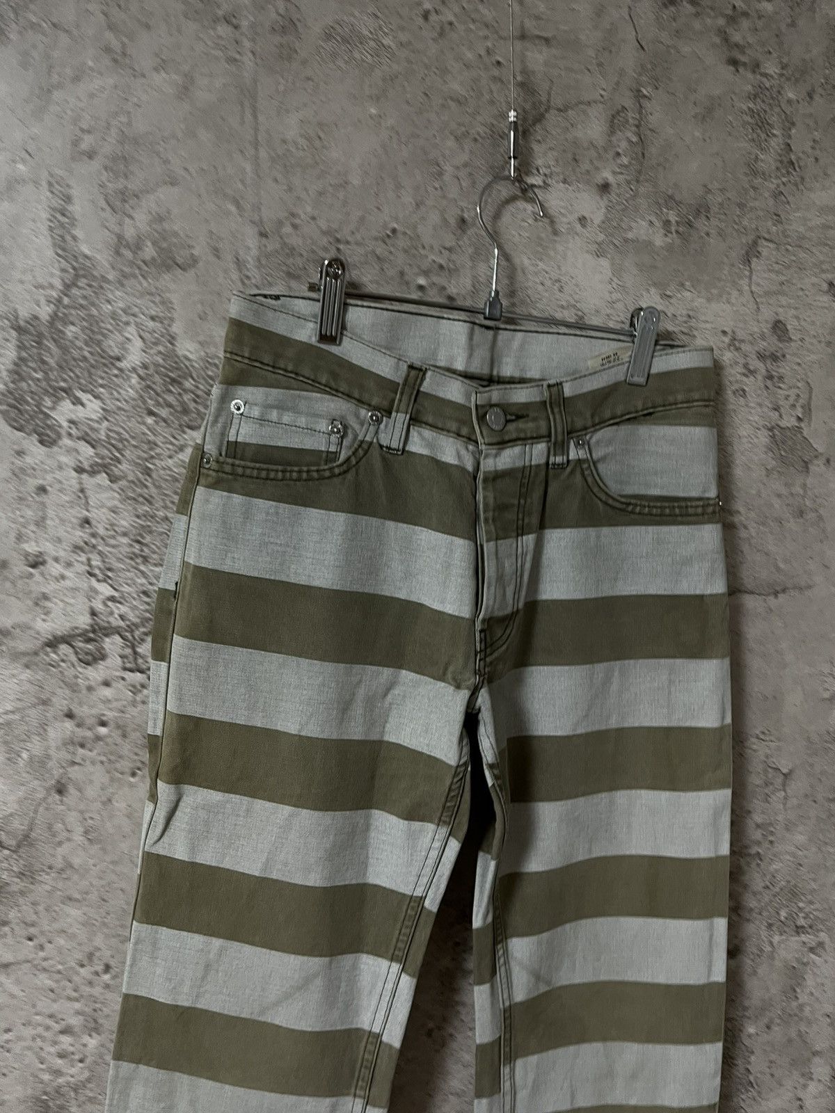 Helmut Lang helmut lang 1999ss prisoner striped pants Size US 27 - 4 Thumbnail