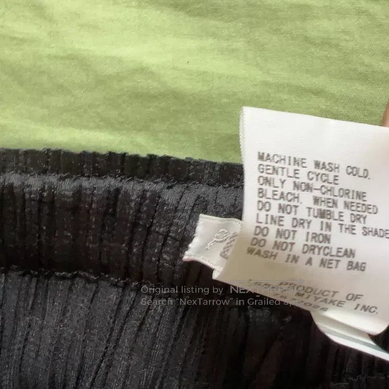 Issey Miyake Issey Miyake size:3 Black Pants Size 31" - 3 Thumbnail