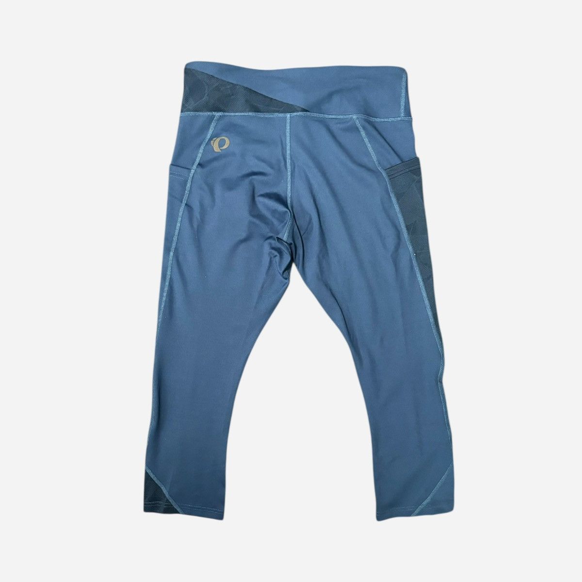 PEARL iZUMi Pearl Izumi Women’s Wander Blue Cycling Crop Tights Sz L Size 29" - 4 Thumbnail
