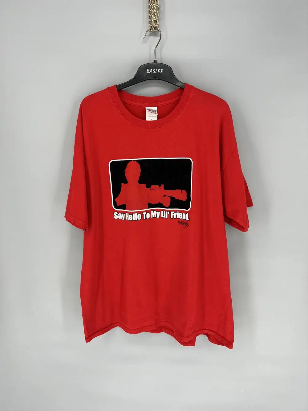 Band Tees × Vintage Vintage 90s Scarface Say Hello To My Lil’ Friend Streetwear Size US XL / EU 56 / 4 - 1 Thumbnail