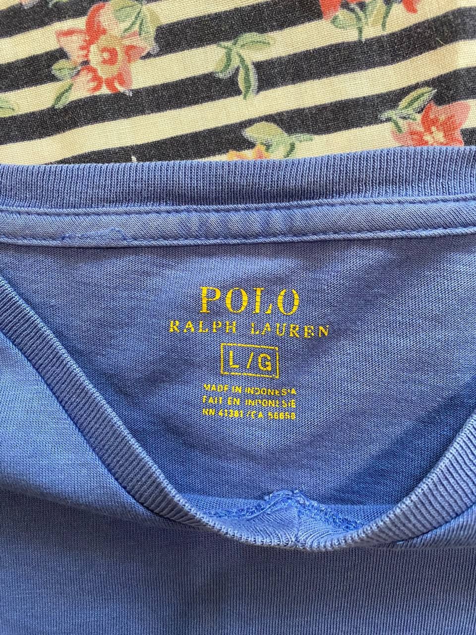 Polo Ralph Lauren Vintage Polo Ralph Lauren Embroidered Logo T-Shirt Size L Size US L / EU 52-54 / 3 - 2 Thumbnail