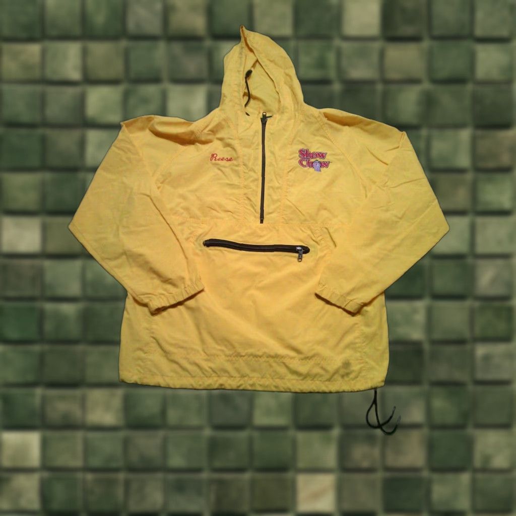 Vintage VINTAGE Sportsmaster Jacket 90s Dog Show Medium Yellow Women M Casual Solid Long Sleeve Cotton Light Weight | Mens Womens? Size M / US 6-8 / IT 42-44 - 1 Thumbnail