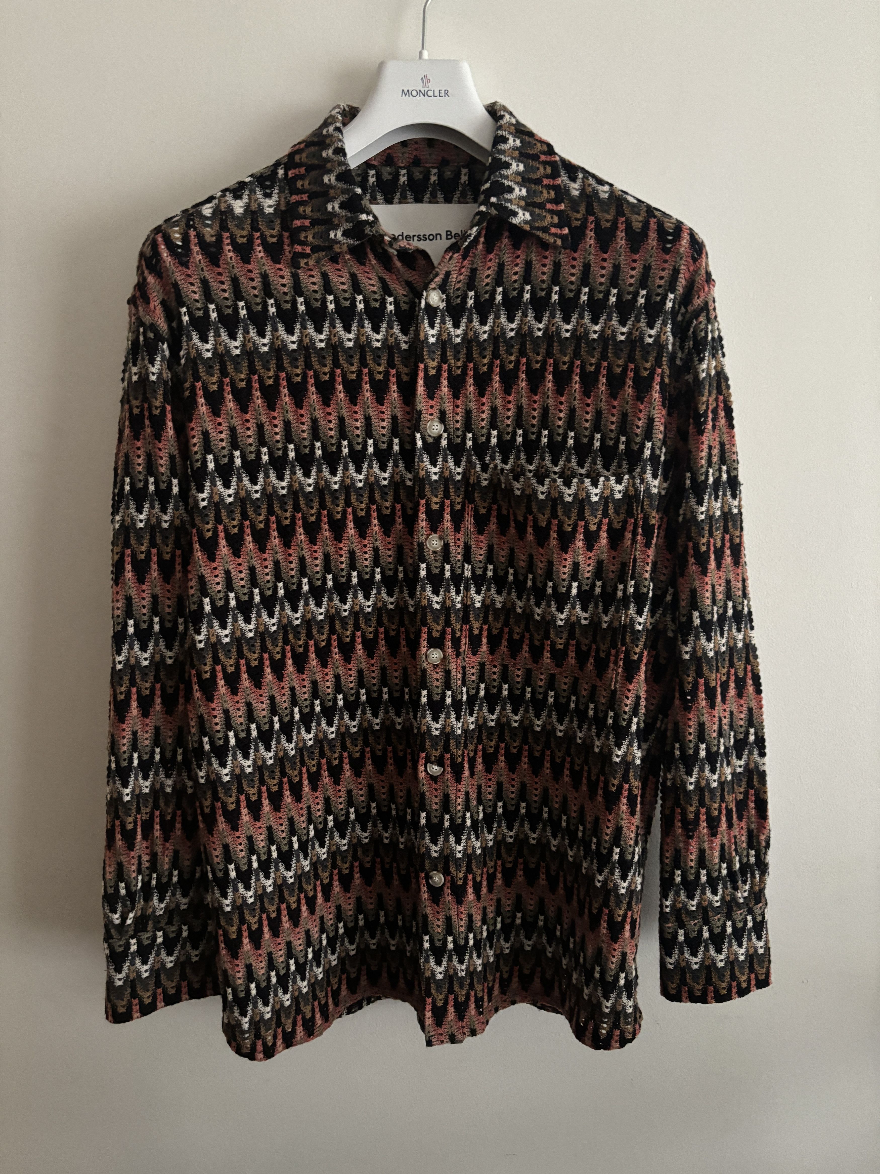 Andersson Bell $485 Button-up Bohemian Knit Shirt - Medium/Large Size US M / EU 48-50 / 2 - 5 Thumbnail
