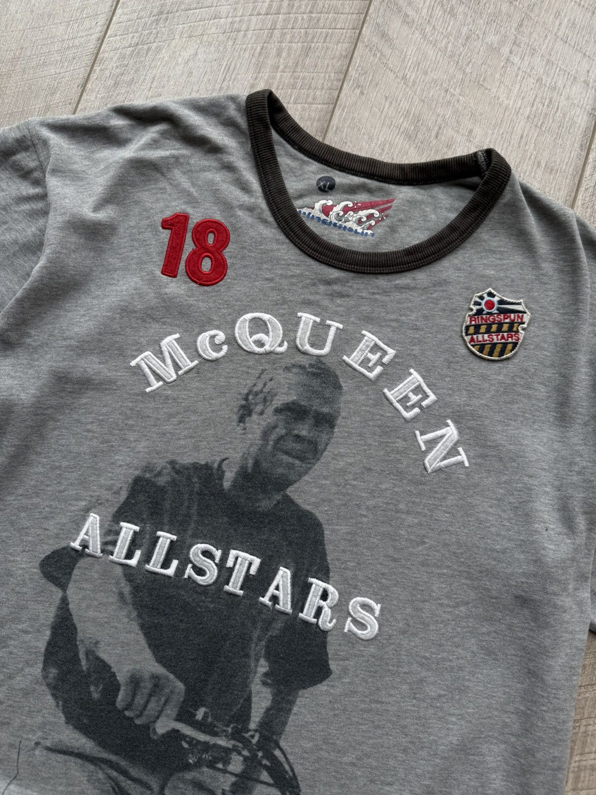 Japanese Brand Ringspun McQueen allstars escape 18 T-shirt Size US L / EU 52-54 / 3 - 3 Thumbnail