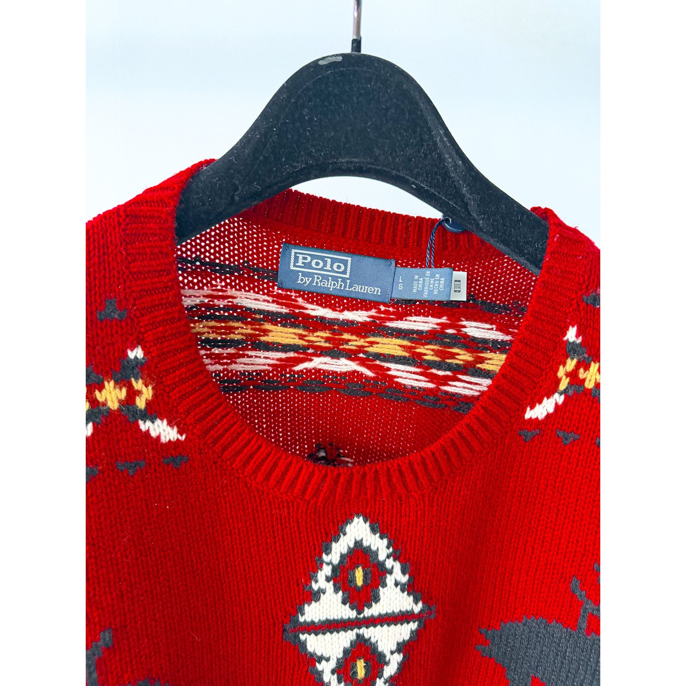 Polo Ralph Lauren Ralph Lauren Polo Wool Blend Chunky Knit Western Fair Isle S Size US L / EU 52-54 / 3 - 3 Thumbnail