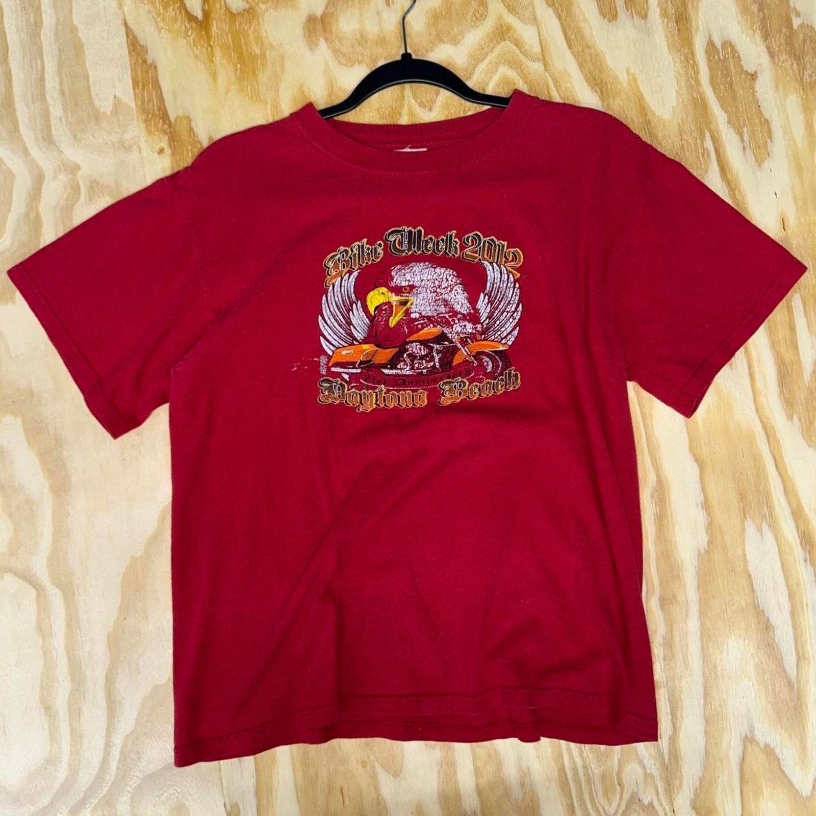 Harley Davidson Vintage y2k daytona beach motorcycle eagle 2012 t-shirt Size US M / EU 48-50 / 2 - 1 Thumbnail
