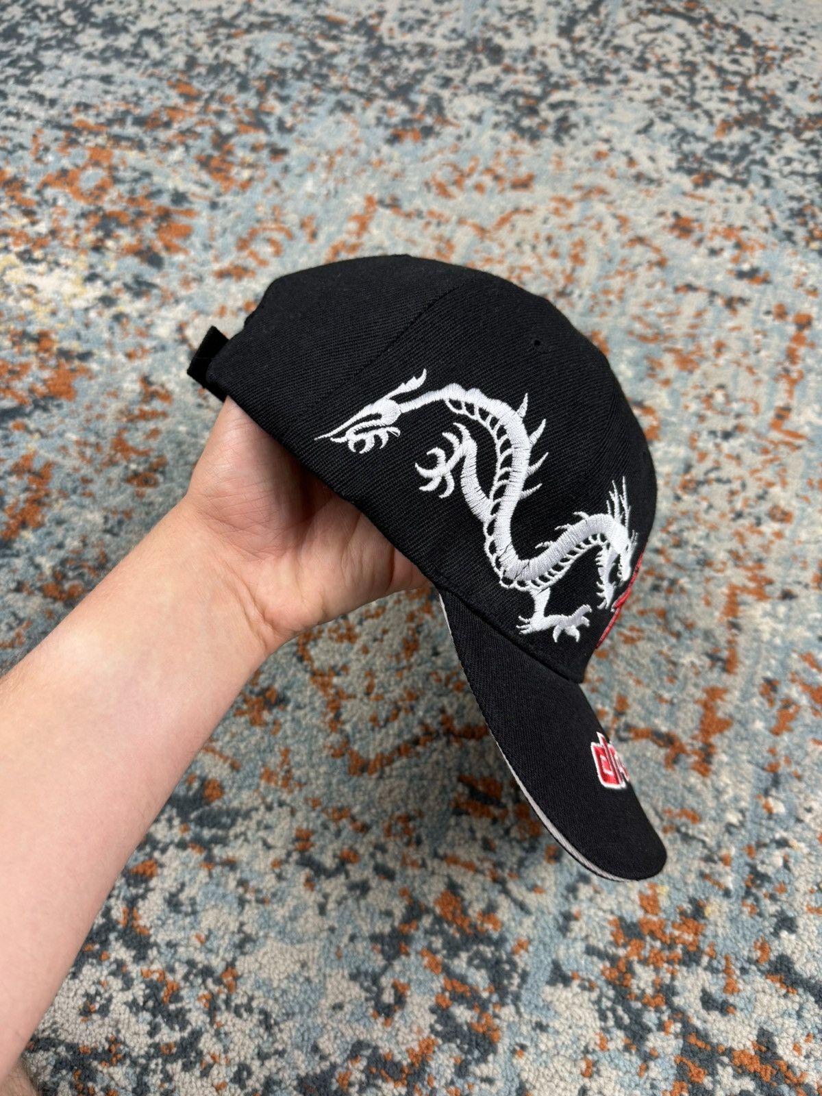 Vintage Vintage Y2K Dragon embroidered hat jnco style skate swag 00s Size ONE SIZE - 3 Thumbnail