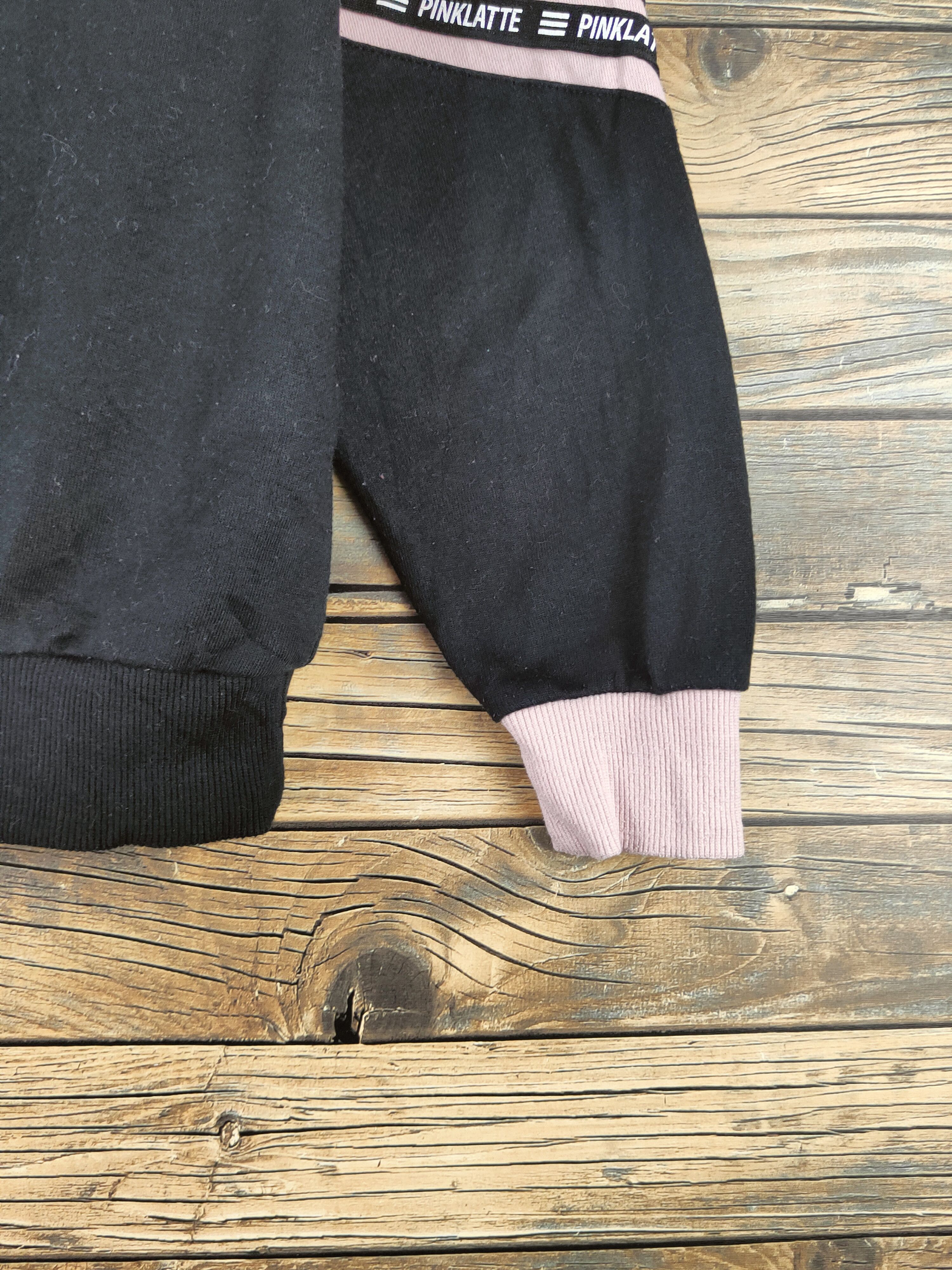 Japanese Brand VINTAGE Pinklatte Black Pink Sweatshirts Size M / US 6-8 / IT 42-44 - 6 Thumbnail