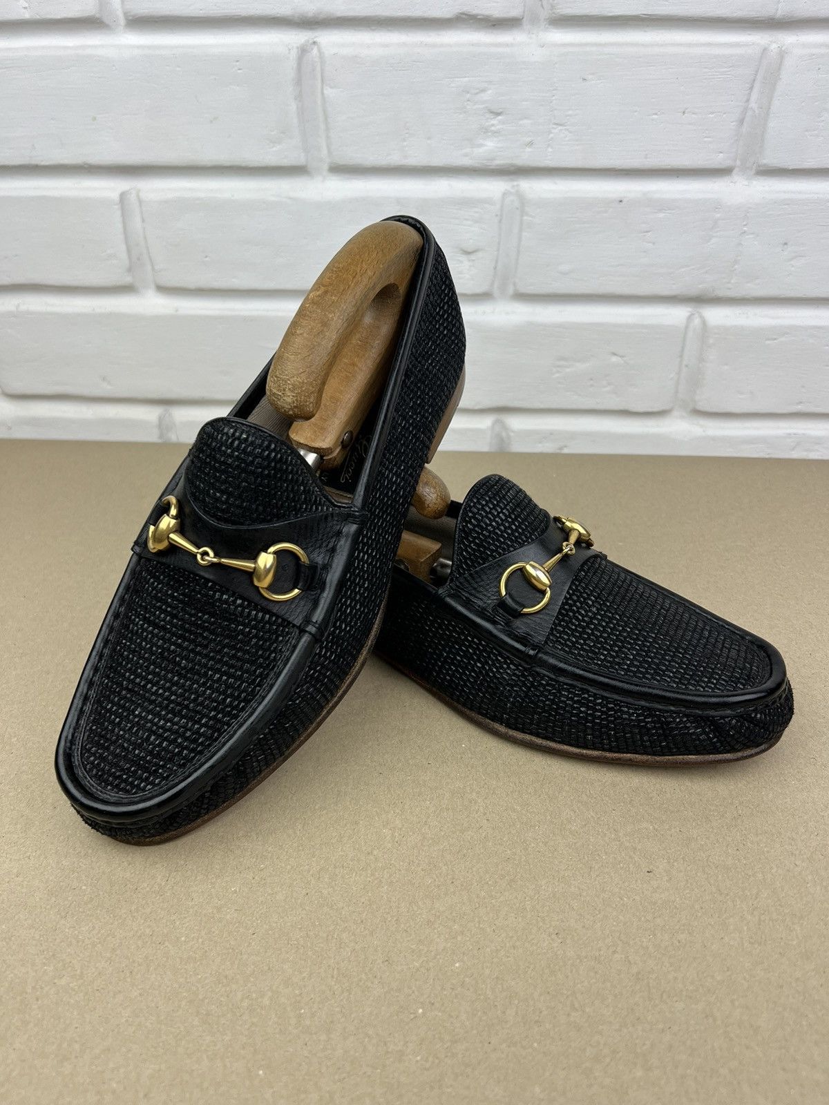 Gucci GUCCI Loafers Leather Shoes 1953 HORSEBIT Buckle Black Men’s Size US 8 / EU 41 - 5 Thumbnail