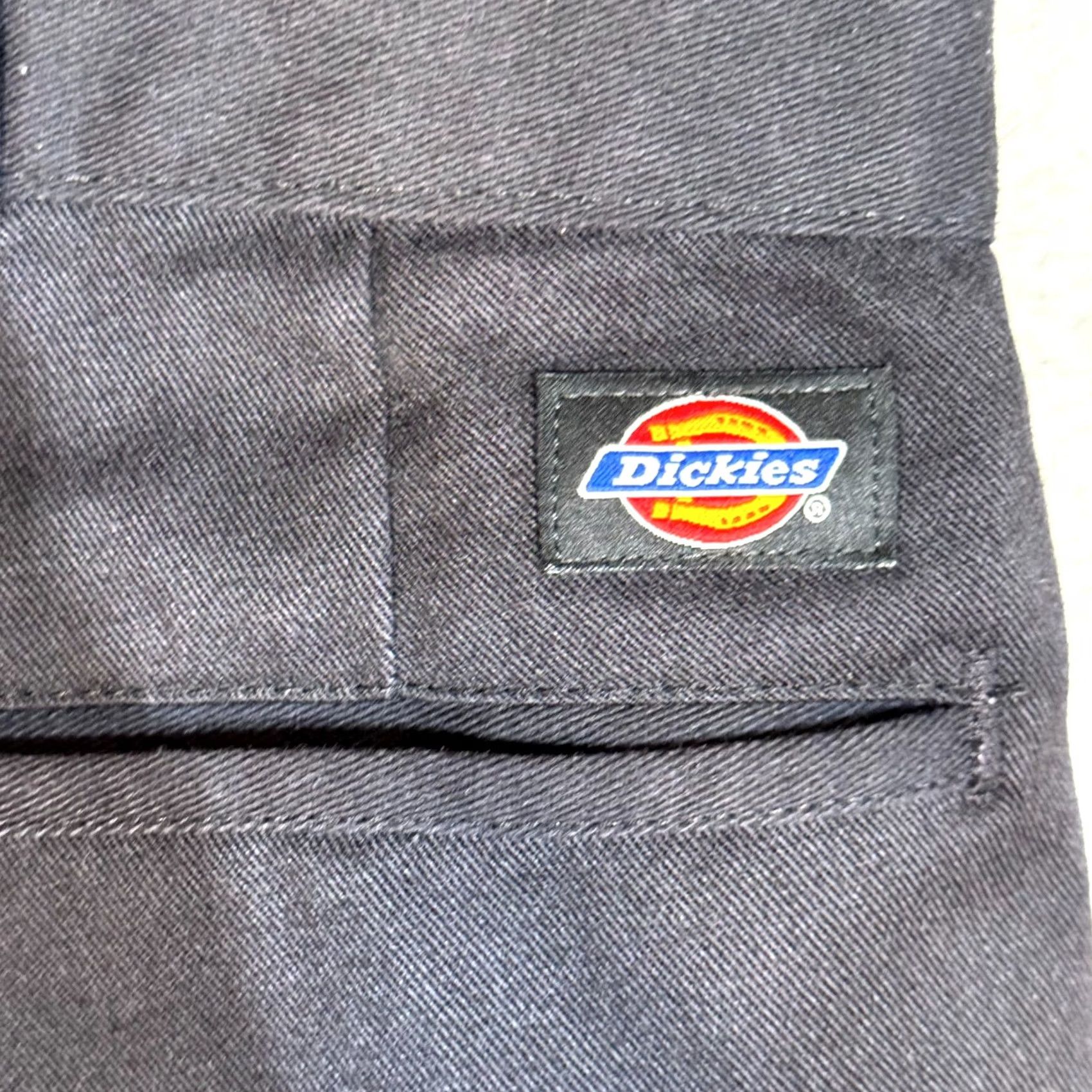 Dickies Dickies Mens Work Pants 42x31 Black Flat Front Slash Pockets Classic Fit Pants Mens Size US 42 / EU 58 - 3 Thumbnail