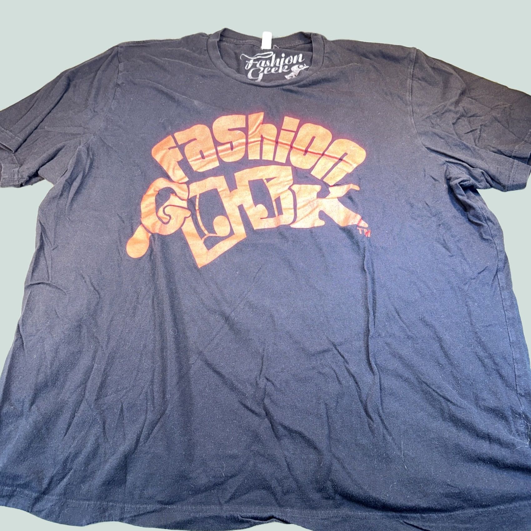Vintage Fashion Men T-Shirt 3XL Black Geek Tee Size US XXL / EU 58 / 5 - 1 Thumbnail