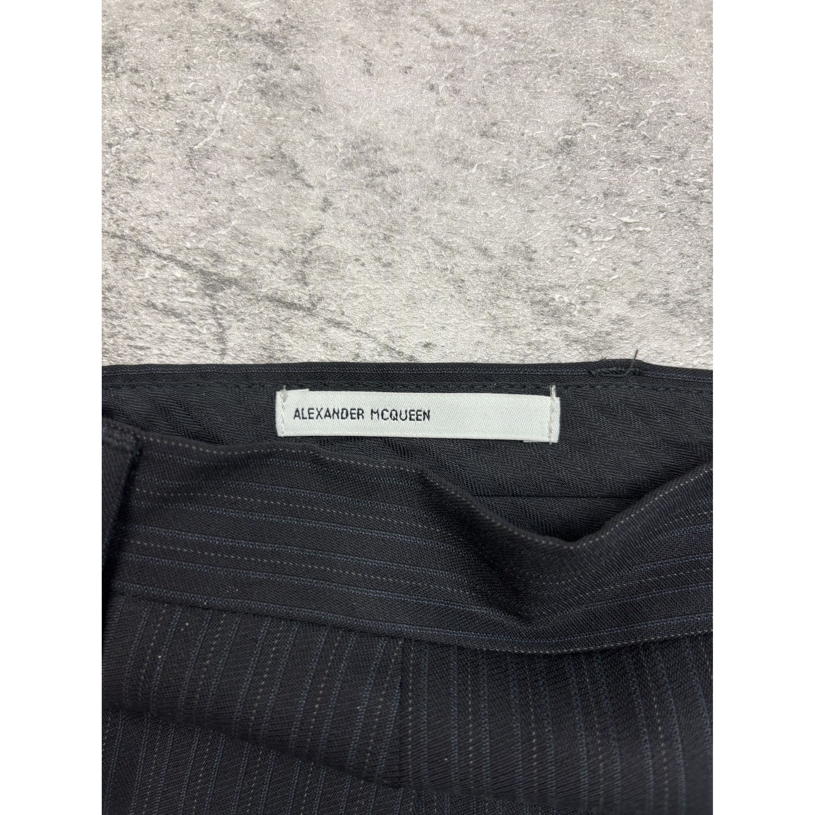 Alexander McQueen Vintage Alexander Mcqueen Stripes Suit Pants Size 36" / US 14 / IT 50 - 2 Thumbnail