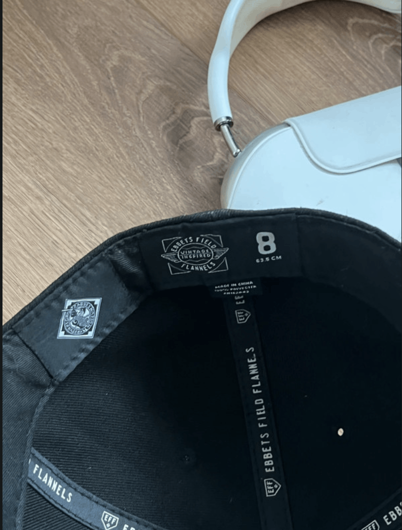 New Era New York Black Yankees Cap Size 34 - 4 Thumbnail