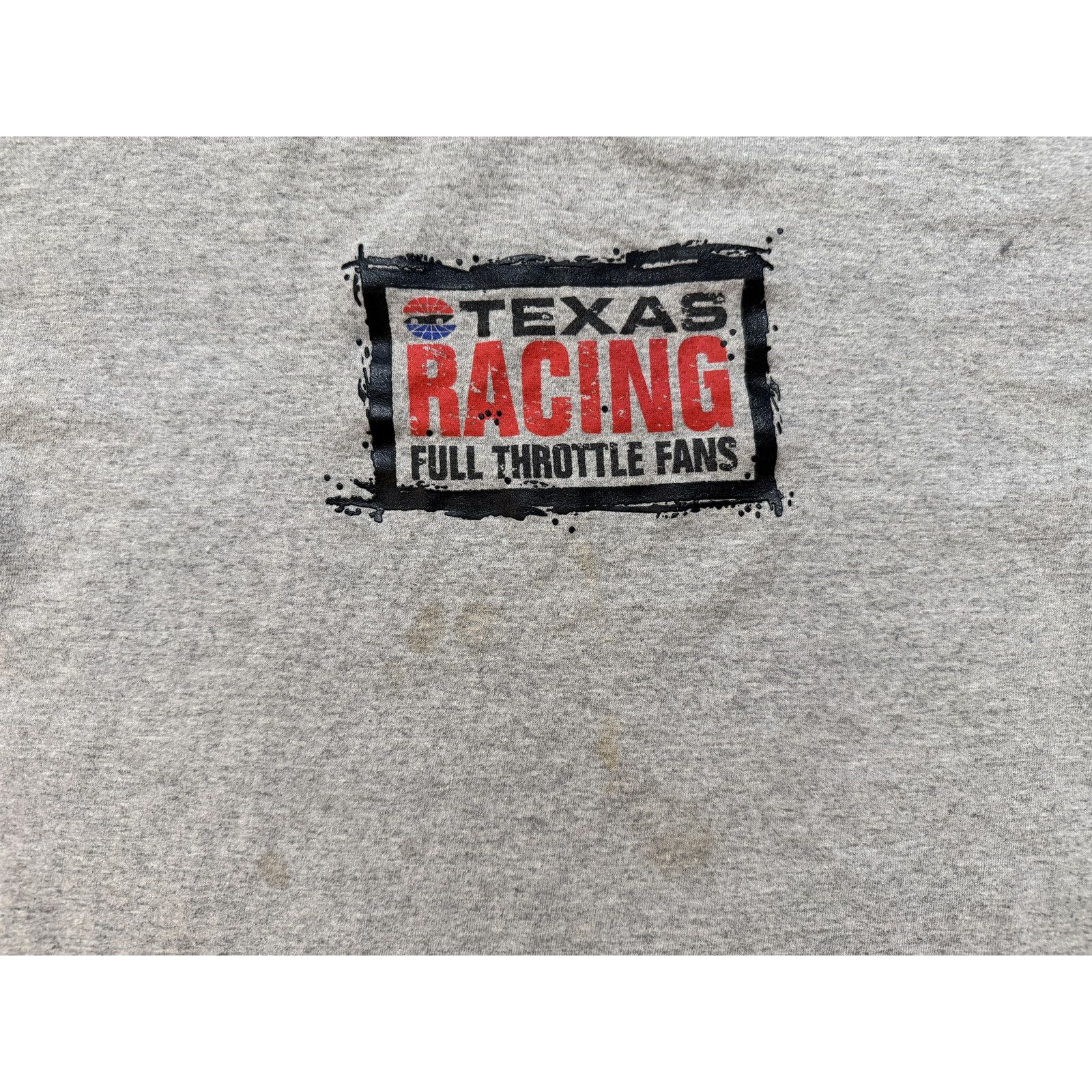 & Other Stories Texas Racing Shirt Mens LG Gray Ringer Full Throttle Fan Y2K Size US L / EU 52-54 / 3 - 2 Thumbnail