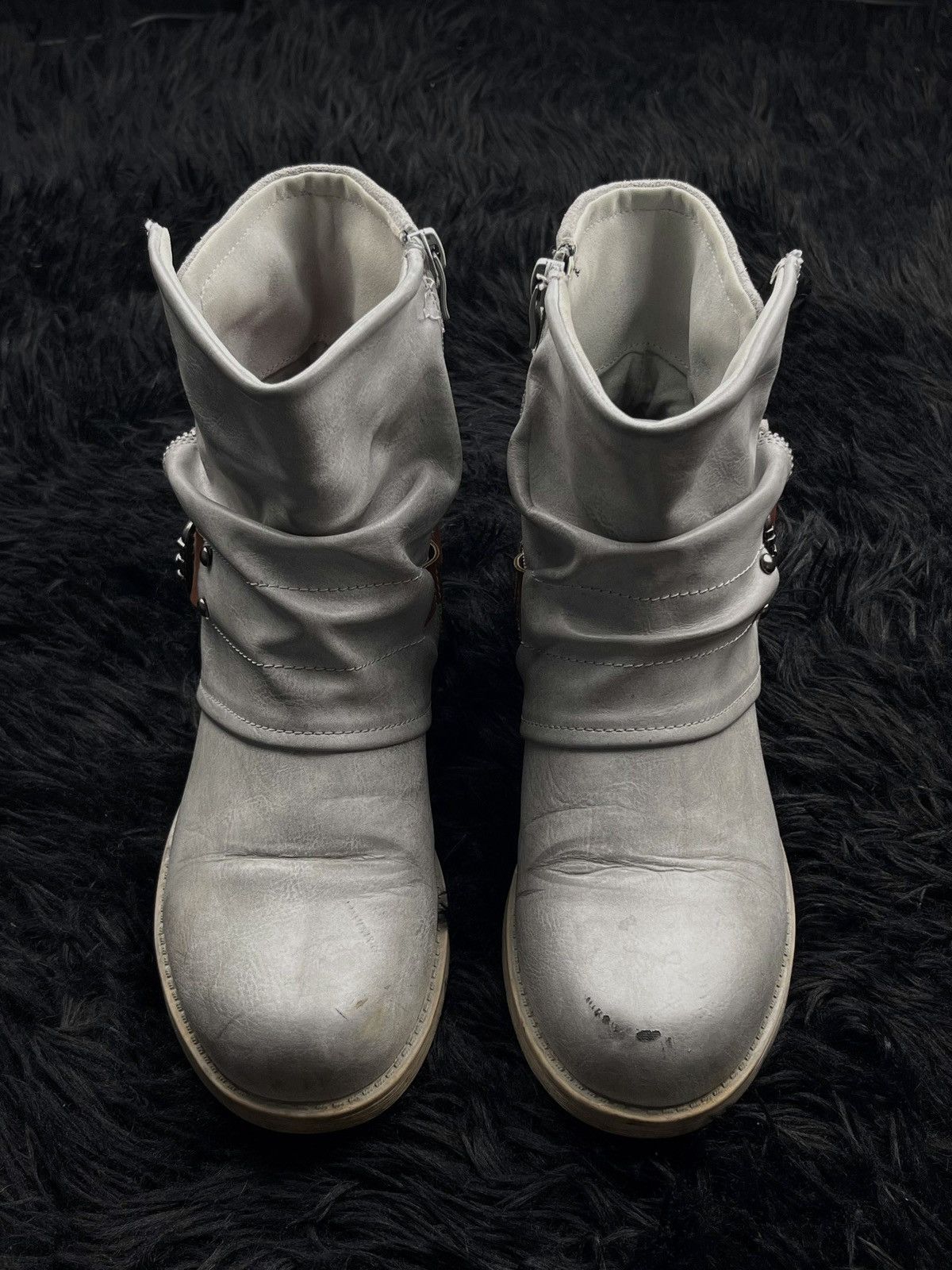 A.S.98 AS98 Style Arvhive Avant Garde Ankle Leather Boots Size US 9 / IT 39 - 2 Thumbnail