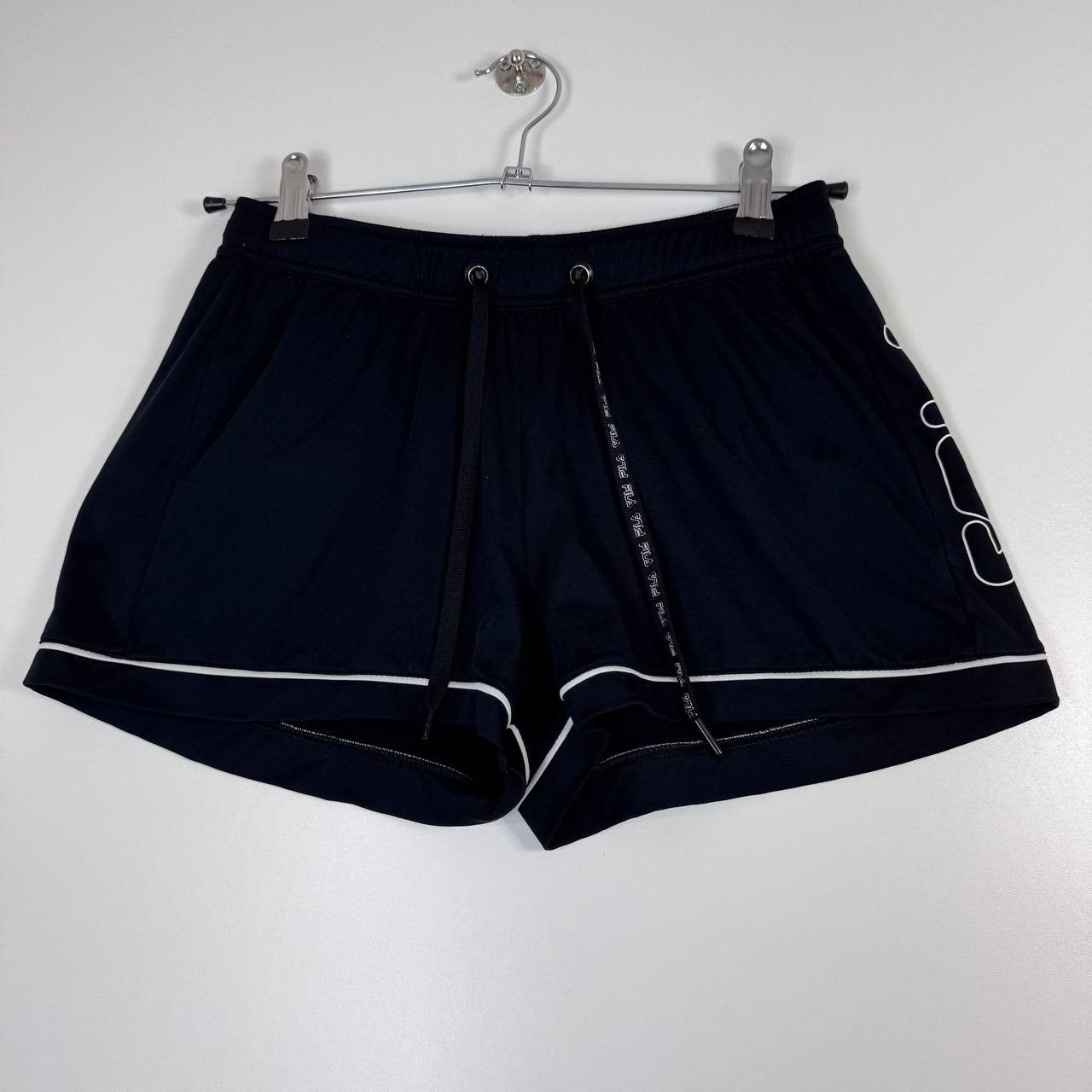Fila Fila Womens Running Shorts Black Athletic Gym Training Sz S Size 33" - 7 Thumbnail