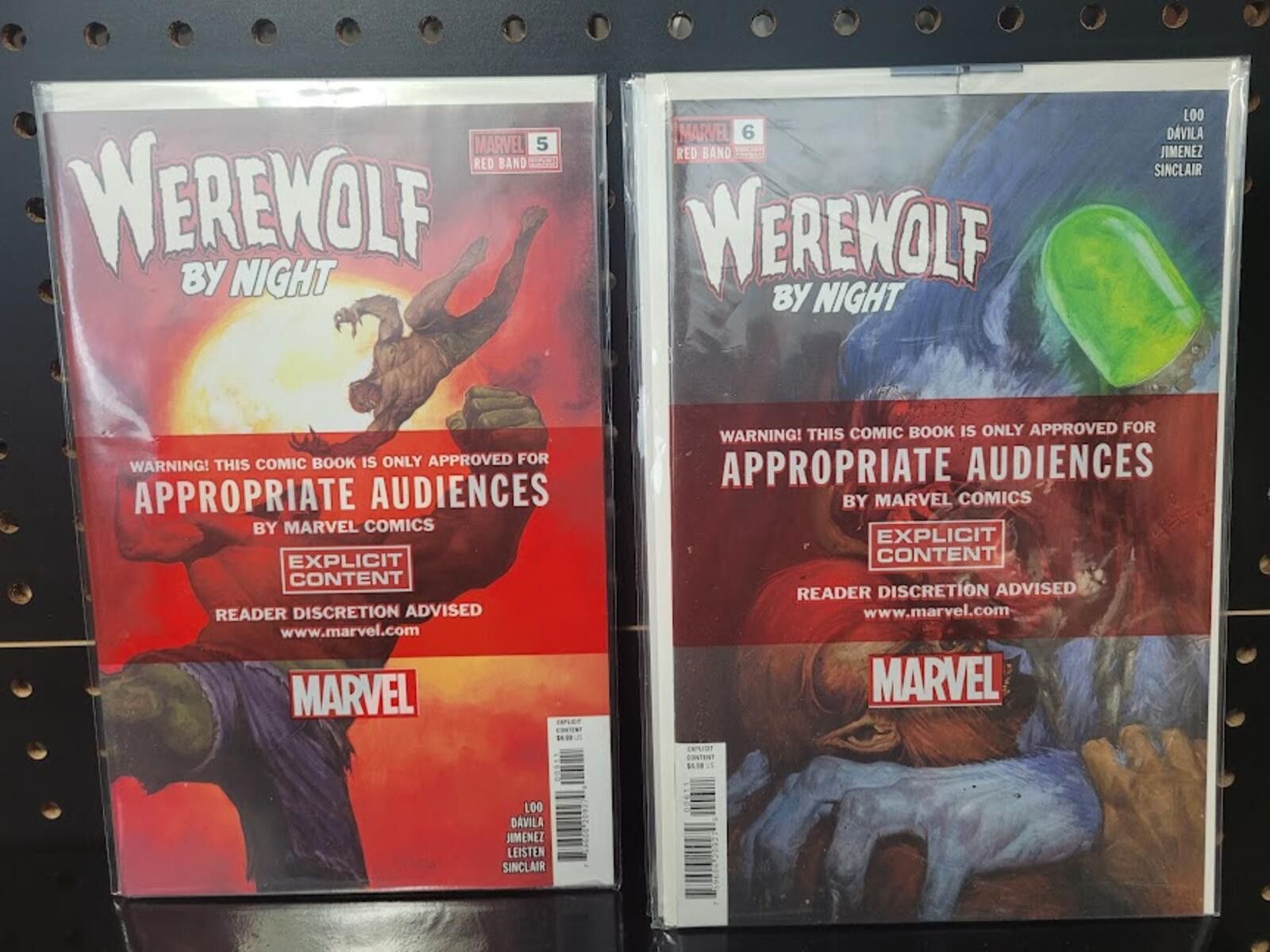 Marvel Comics Marvel Werewolf by Night Red Band NM Sealed 1-9 Size ONE SIZE - 4 Thumbnail