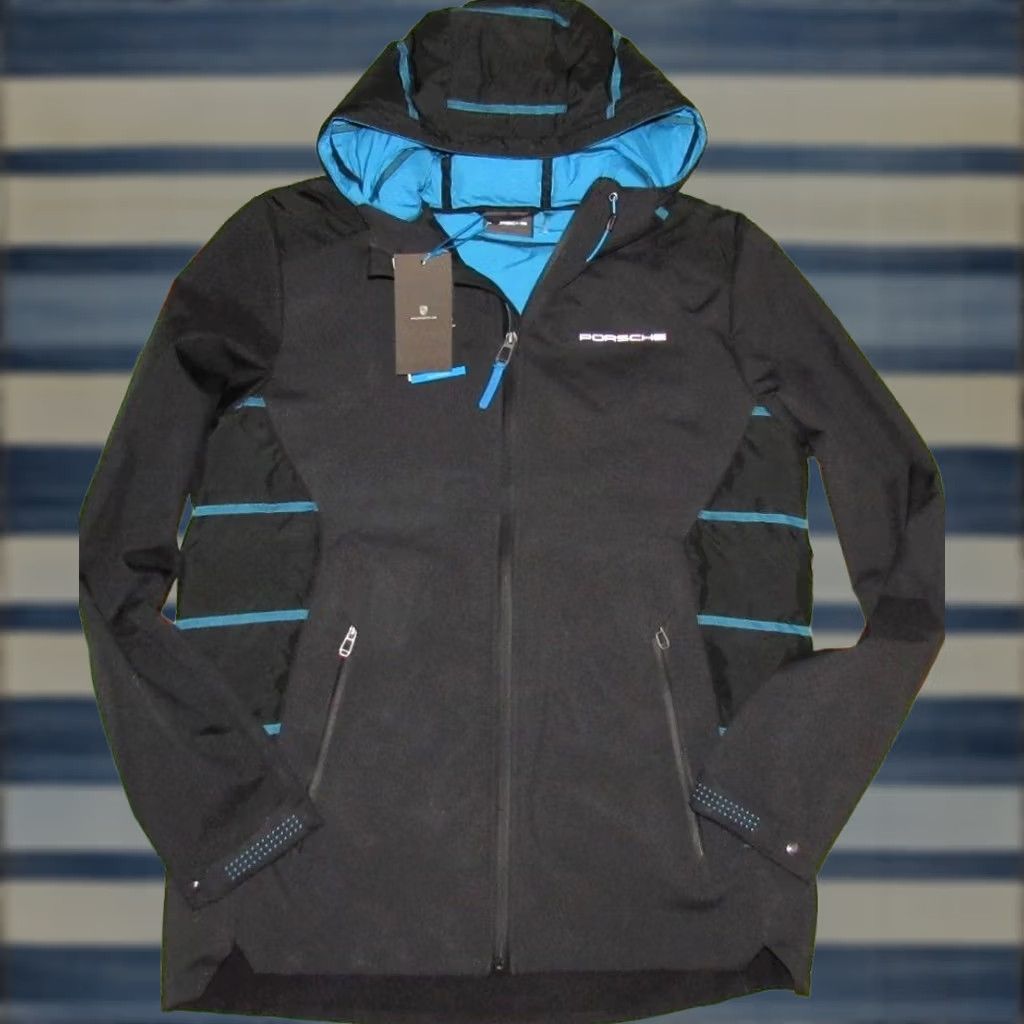 Vintage Porsche Taycan Collection Black Waterproof Jacket Small NWT Mens XS/S? Size US S / EU 44-46 / 1 - 1 Thumbnail
