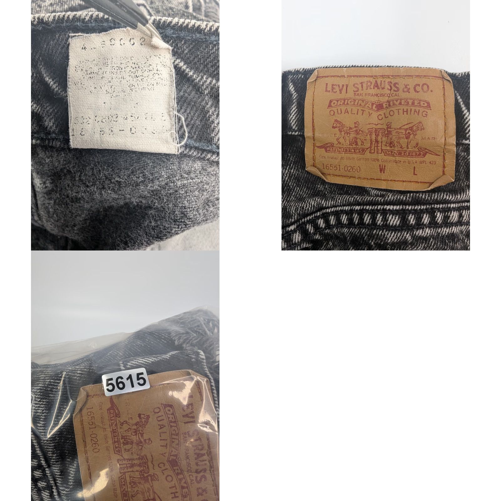 Levi's VINTAGE Levi's 16551-0260 Denim Cut-Off Shorts Faded Raw Hem Grunge USA Size 8 Size 30" / US 8 / IT 44 - 8 Thumbnail