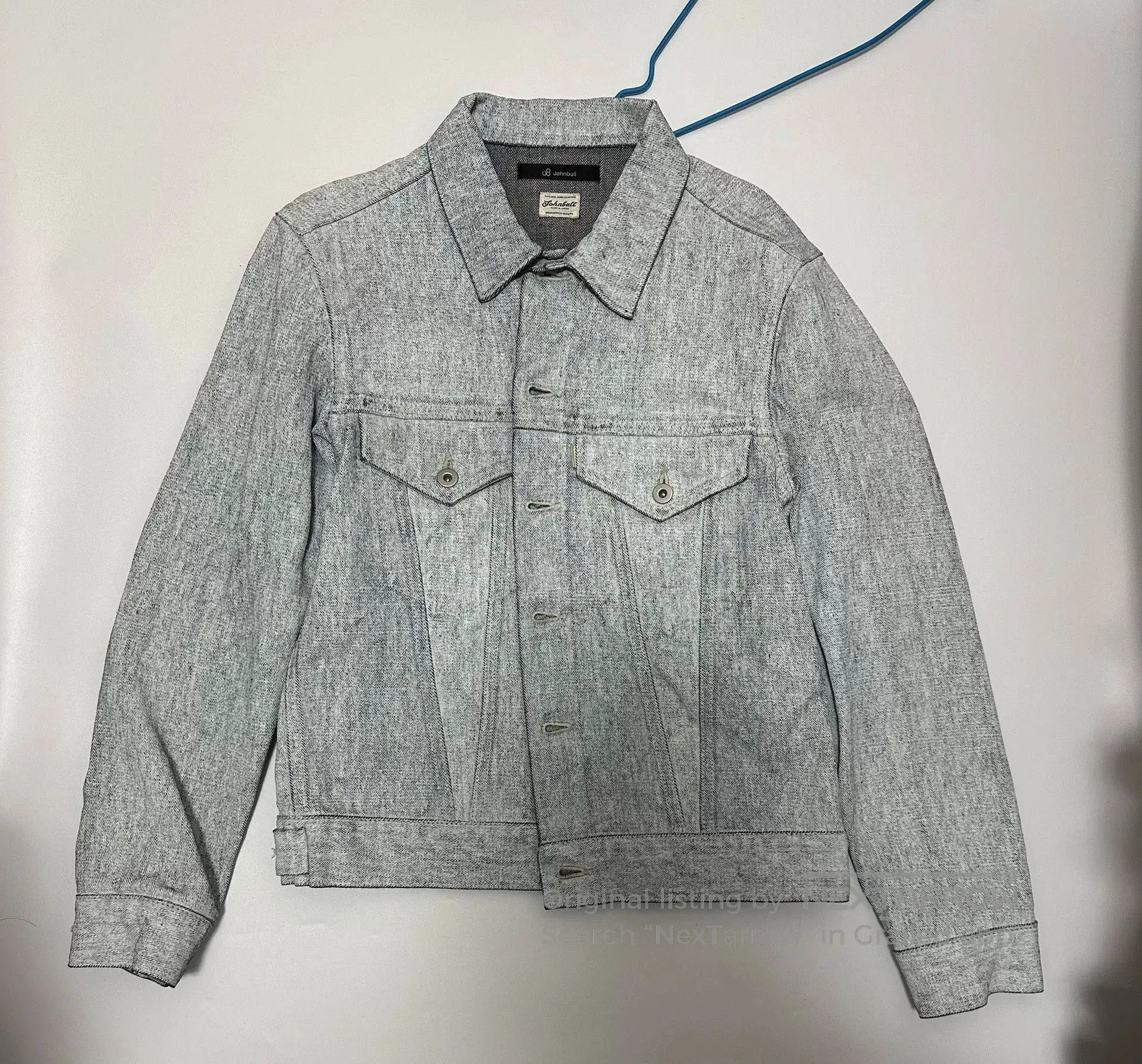 rare johnbull denim jacket made in japan.
