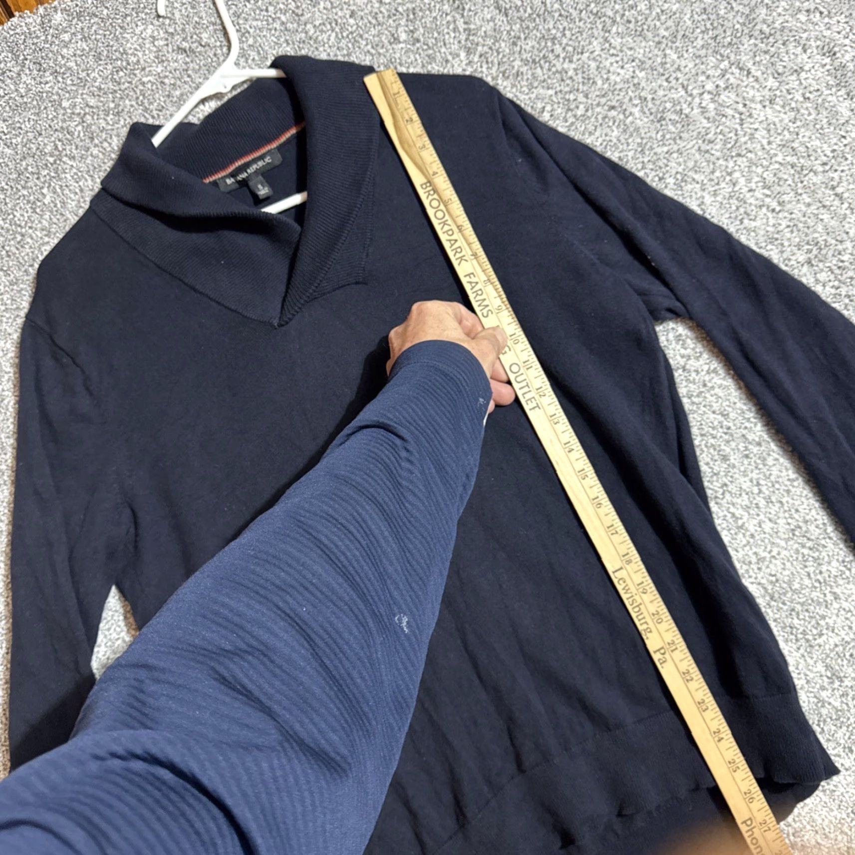 Banana Republic VINTAGE Banana Republic Sweater Mens S Shawl Collar Preppy Minimalist City Outdoor All Seasons Knit Pullover Size US S / EU 44-46 / 1 - 2 Thumbnail