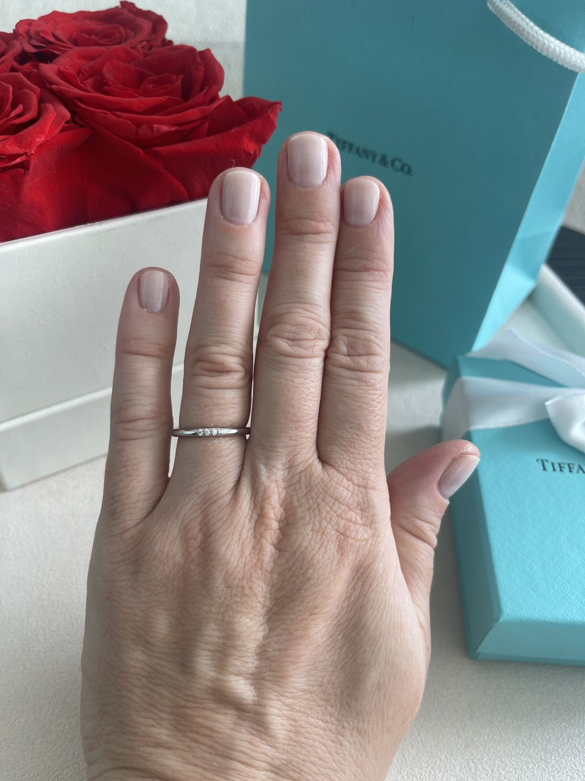 Tiffany & Co. Tiffany & Co. Forever Ring Platinum Diamonds 5.25 $1850 Size ONE SIZE - 18 Thumbnail