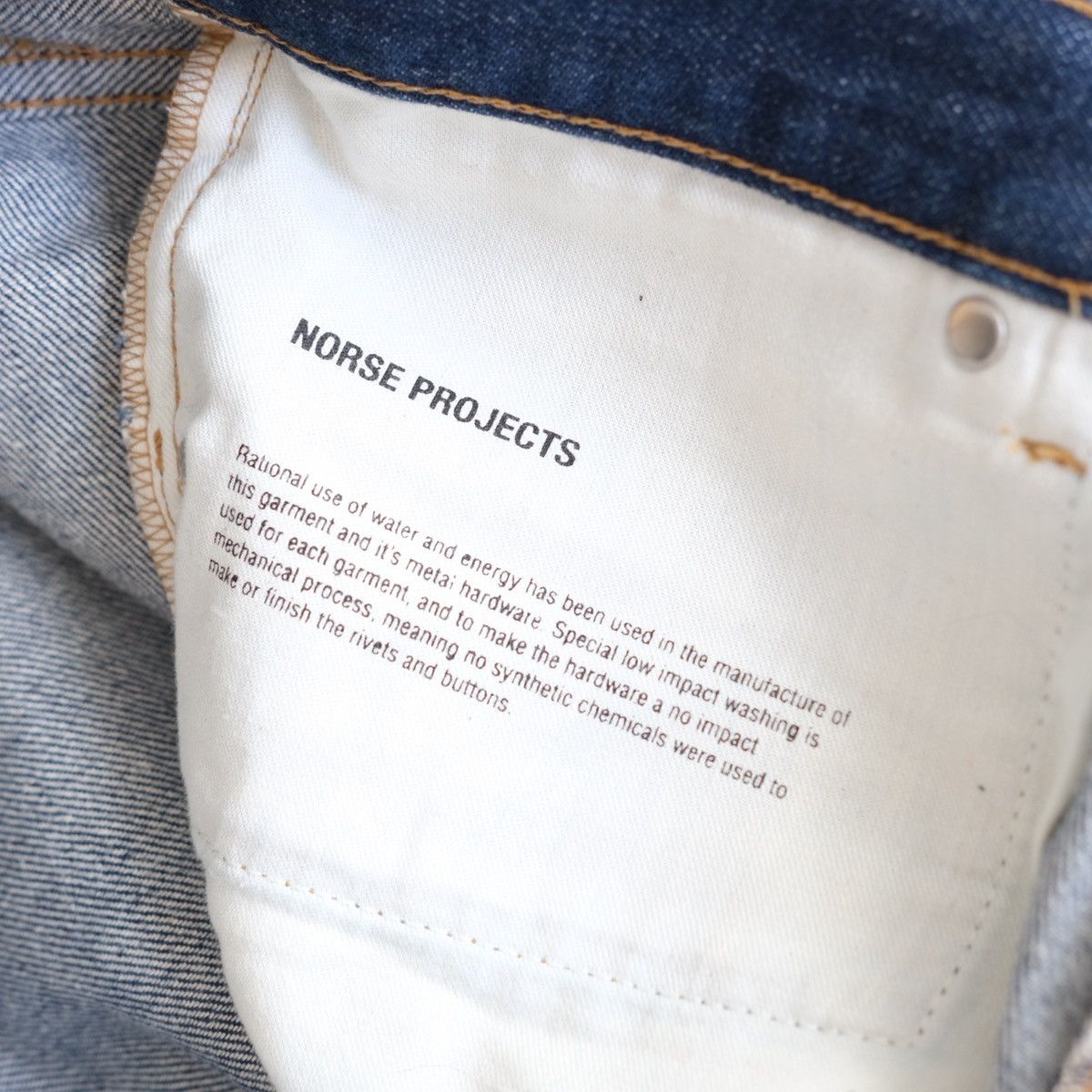 Norse Projects Norse Projects Relaxed Denim Indigo 30x32 Size US 30 / EU 46 - 8 Thumbnail