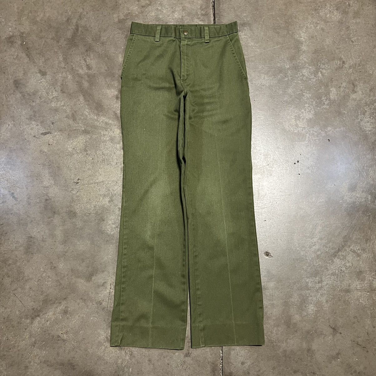 Vintage Vintage Boy Scouts Olive Green Pants Union Made in USA OG107 Size US 27 - 9 Thumbnail