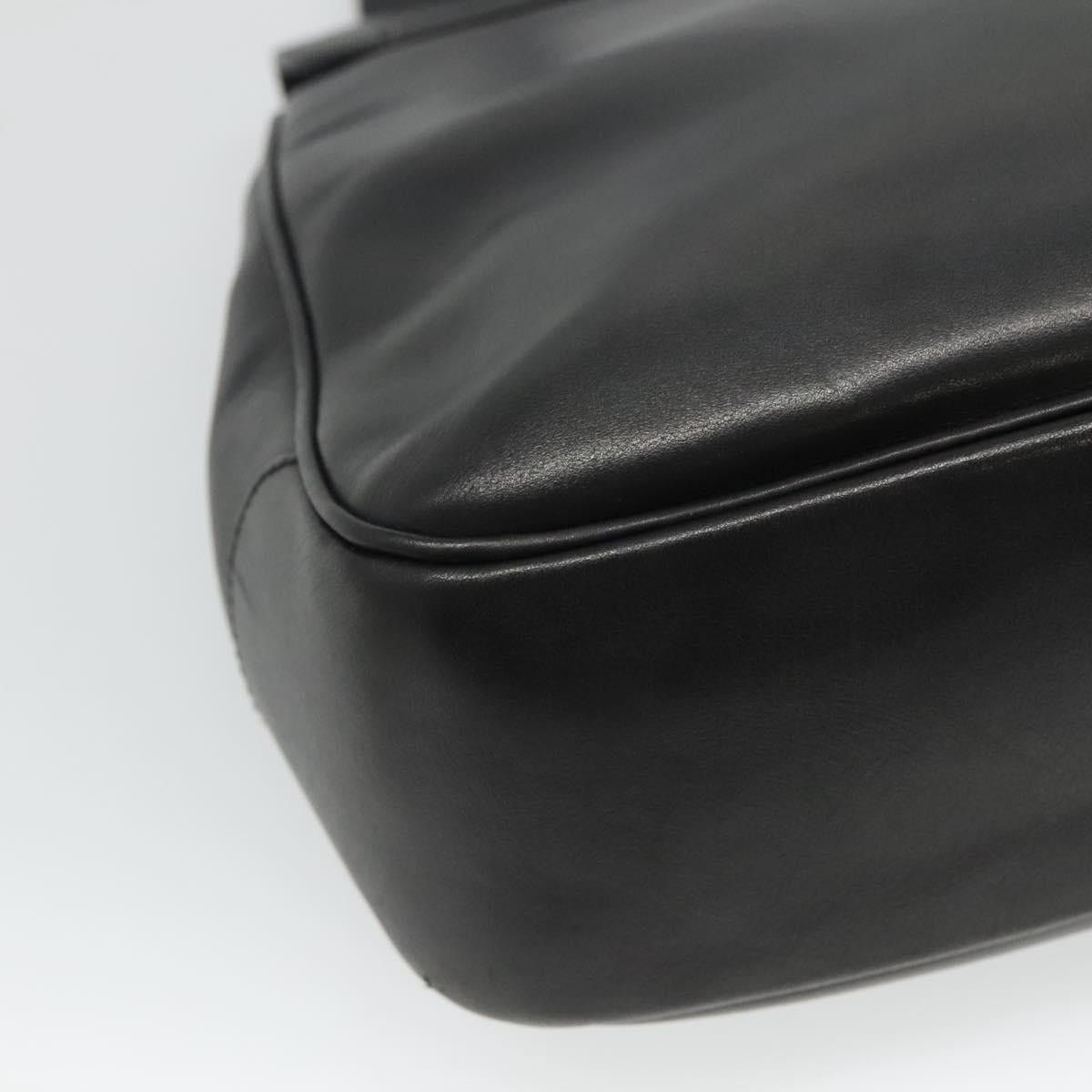 Salvatore Ferragamo Salvatore Ferragamo Gancini Shoulder Bag Leather Black Size ONE SIZE - 16 Thumbnail