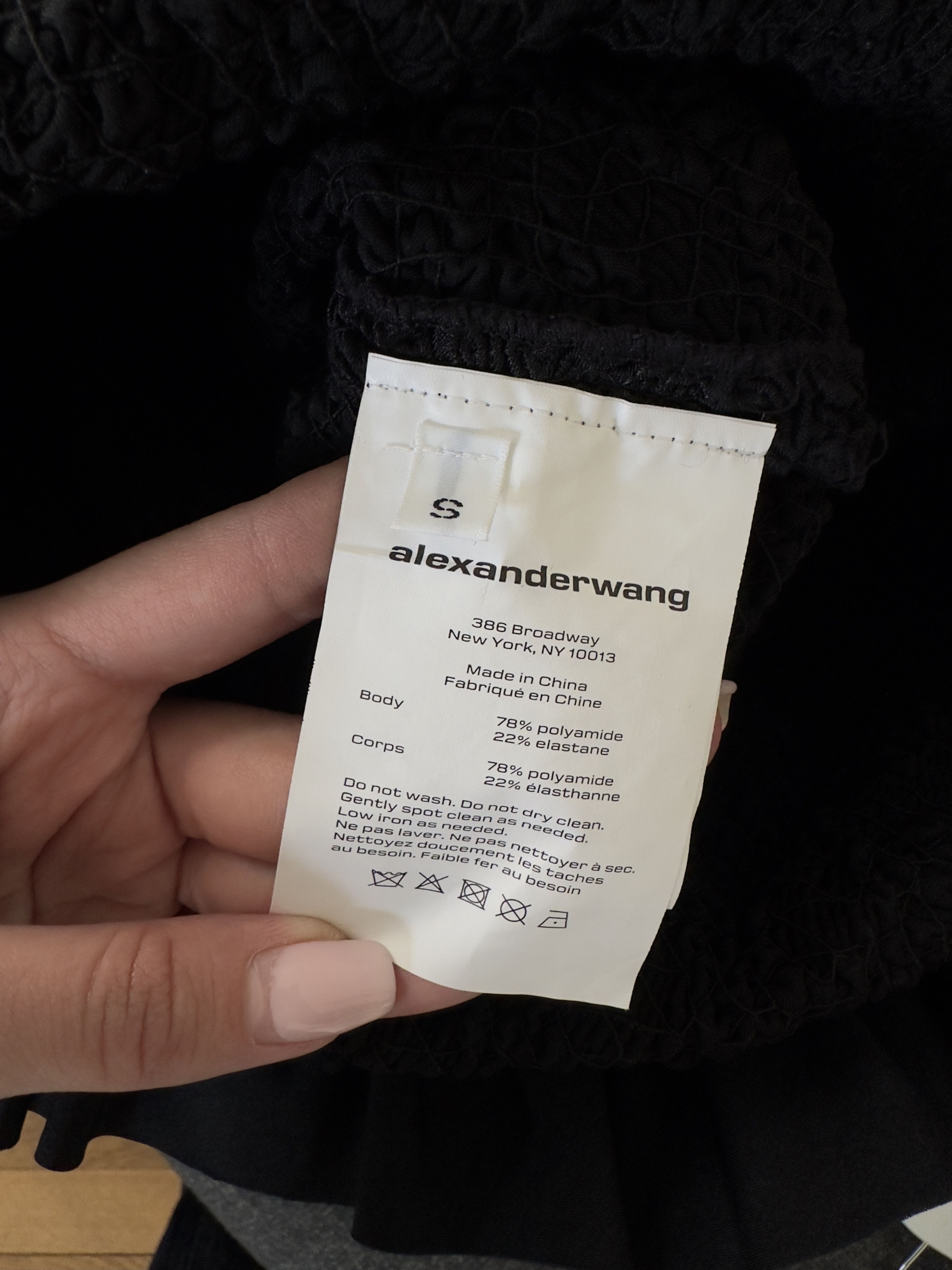 Alexander Wang Black smocked skirt - Alexander Wang Size 26" / US 2 / IT 38 - 6 Thumbnail