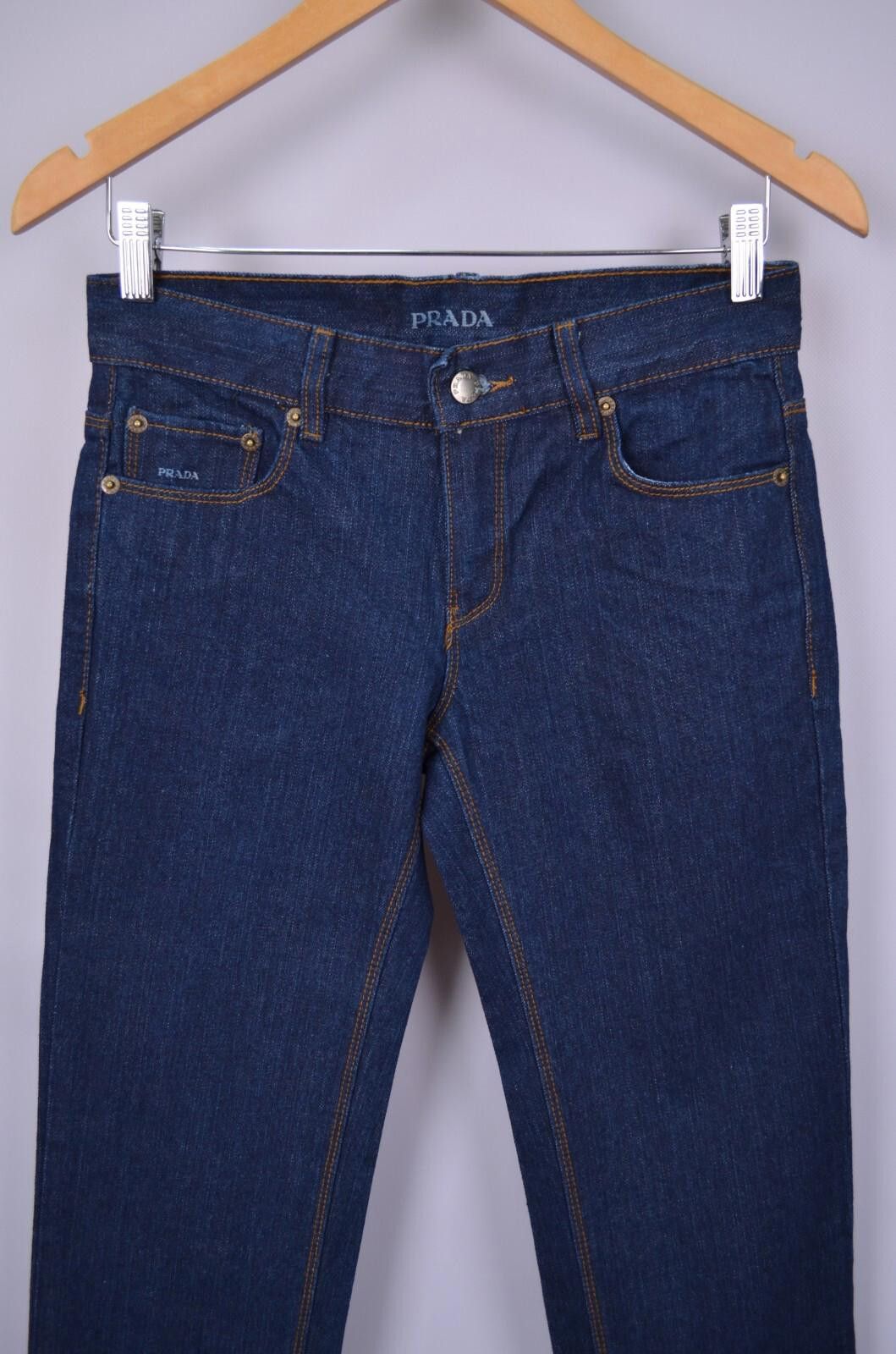 Prada Prada Denim Womens Jeans Red Tab Nylon Size IT 40, 42 Size 28" / US 6 / IT 42 - 3 Thumbnail