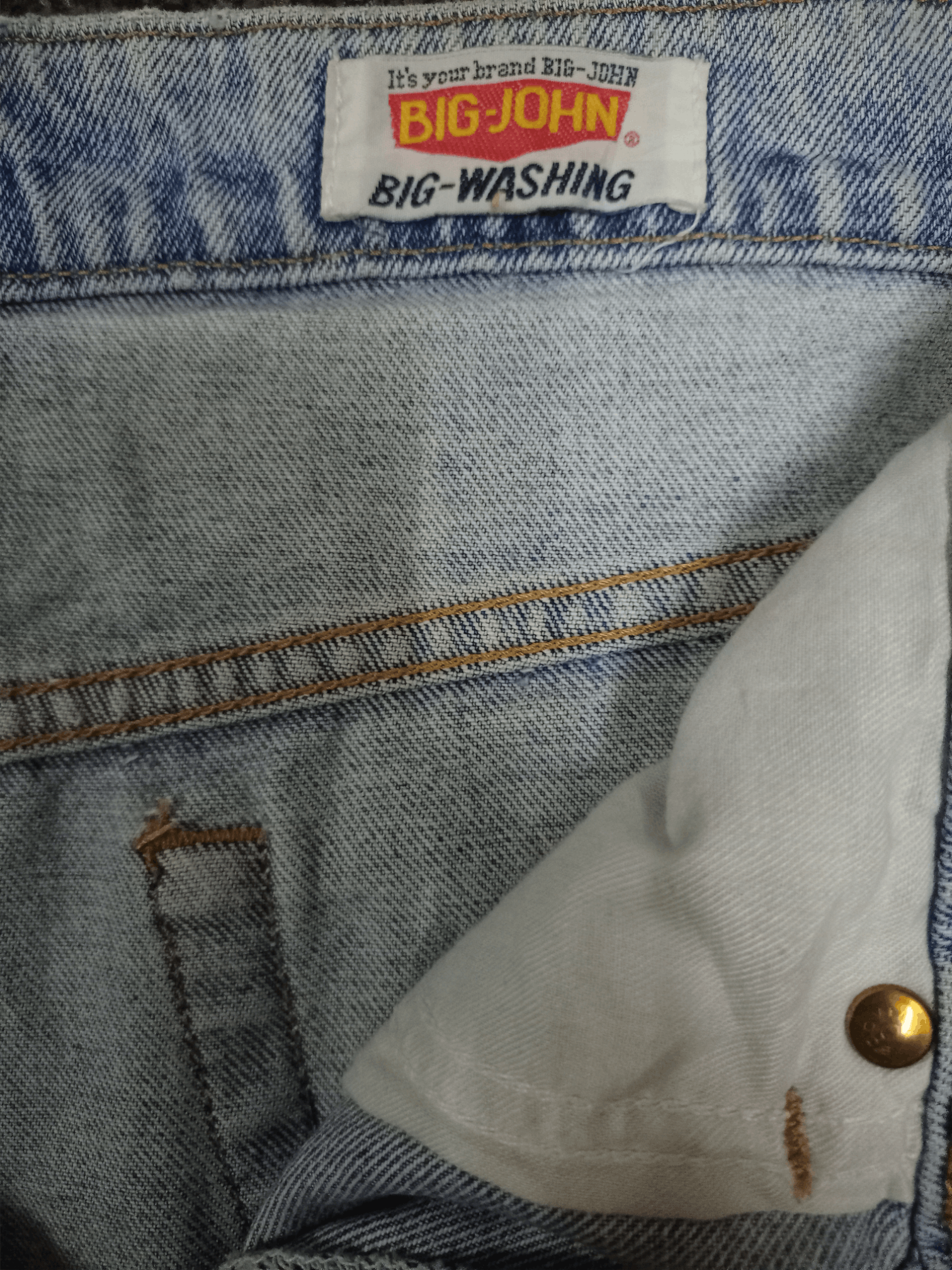 Japanese Brand Vintage Japanese Brand Blue Wash Loose Distressed Jeans Size US 28 / EU 44 - 3 Thumbnail