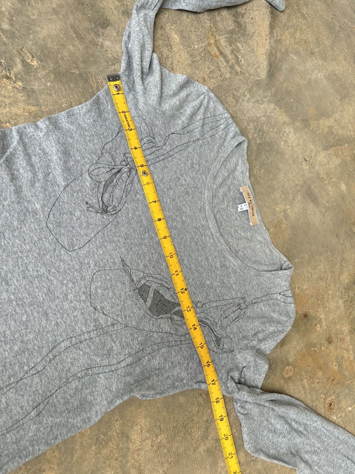 Designer × Japanese Brand × See by Chloe See by Chiloe Paris Longsleeve Size M / US 6-8 / IT 42-44 - 9 Thumbnail