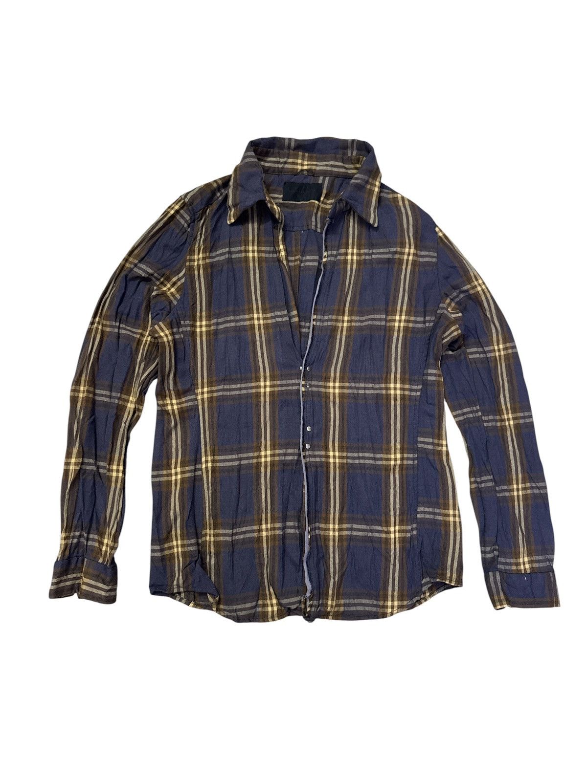junhashimoto JUNHASHIMOTO HOOK ENCLOSURE FLANNEL BUTTON UPS SHIRT Size US M / EU 48-50 / 2 - 1 Thumbnail